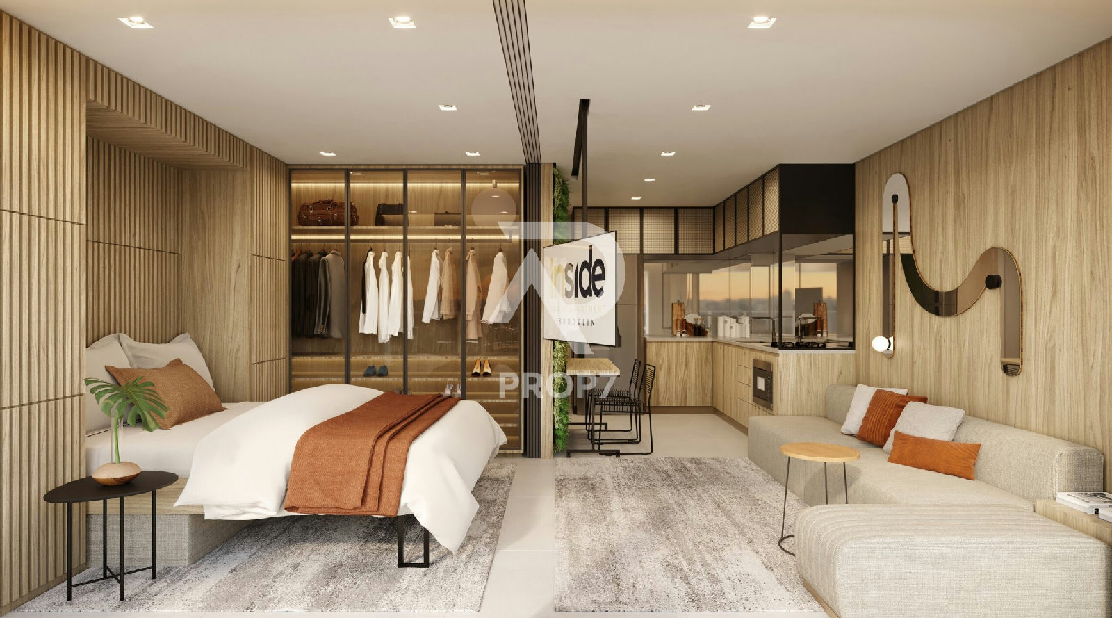 Studio 21 m² no Inside Brooklin