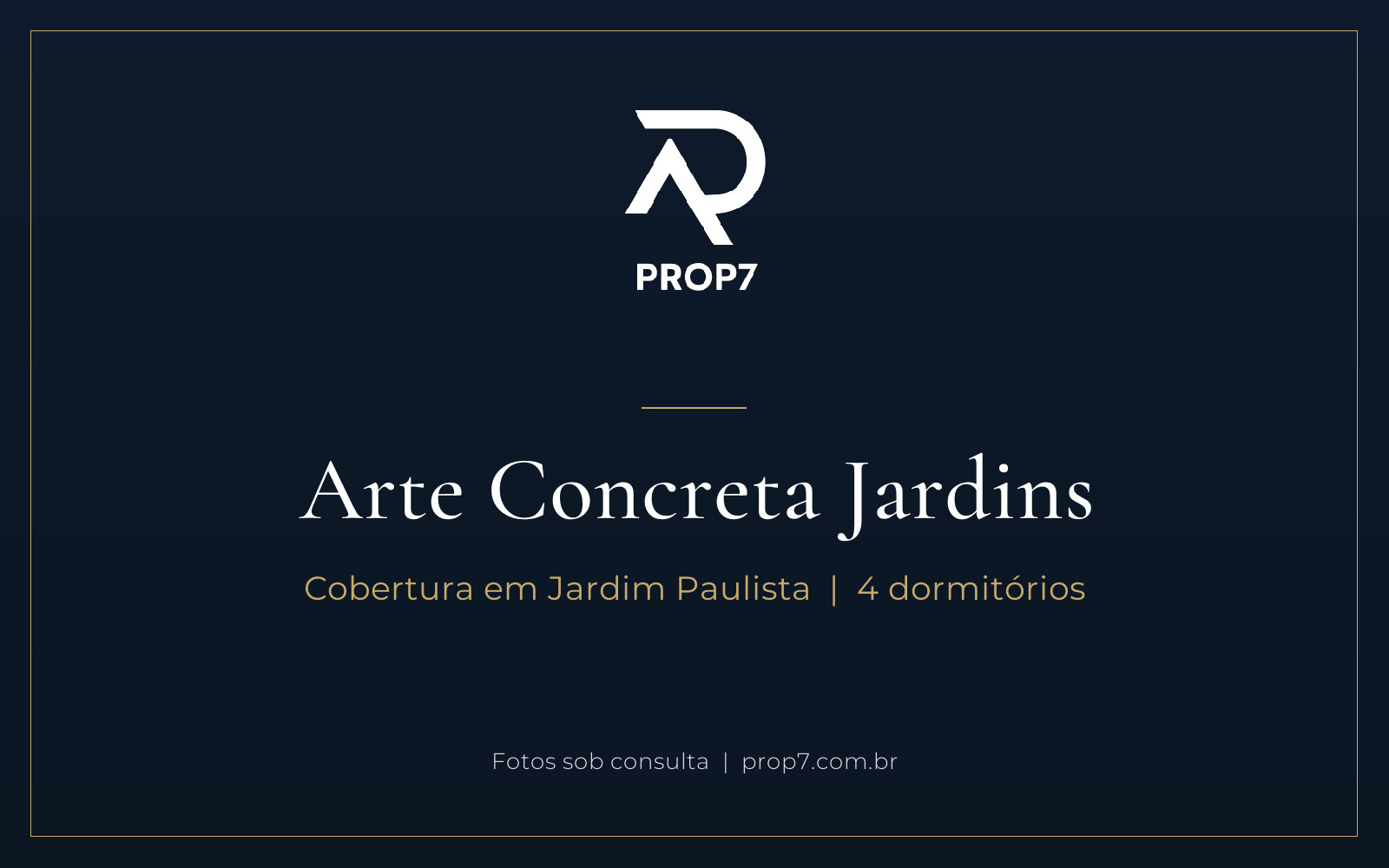 Cobertura no Arte Concreta Jardins