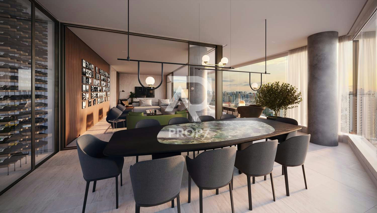 Apartamento 293,4 m² no Ópera Vila Nova, 4 dormitórios