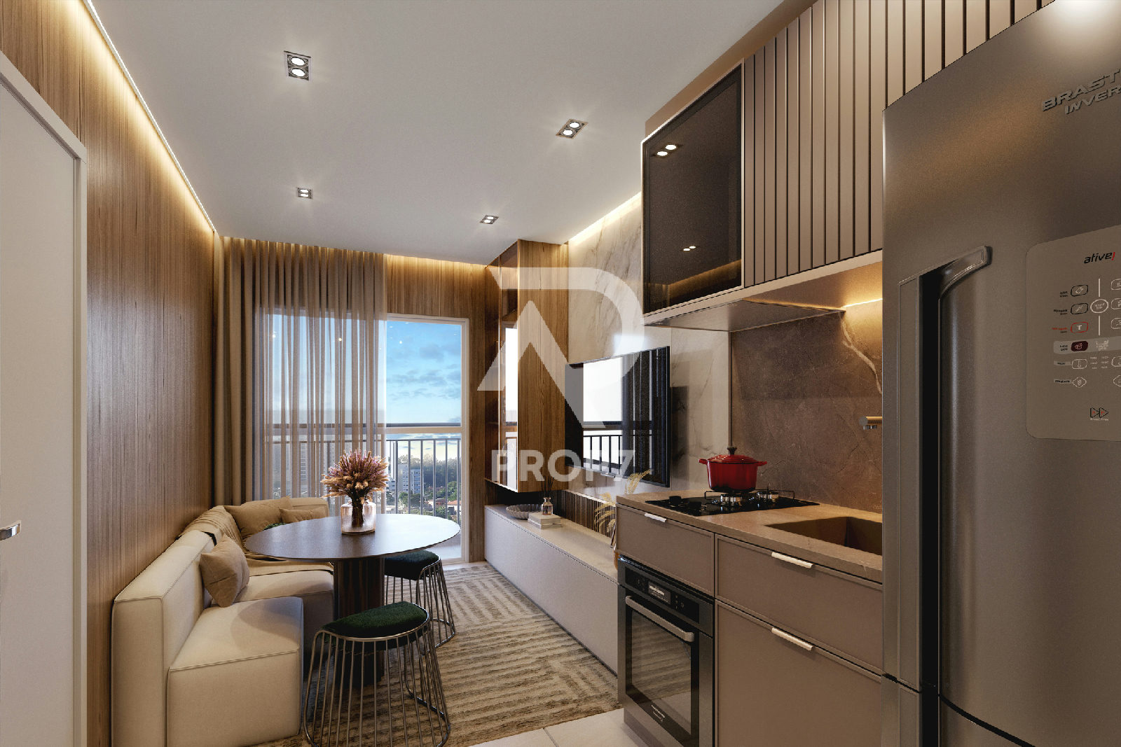 Studio 29,2 m² no Unique Fit Vila Mariana