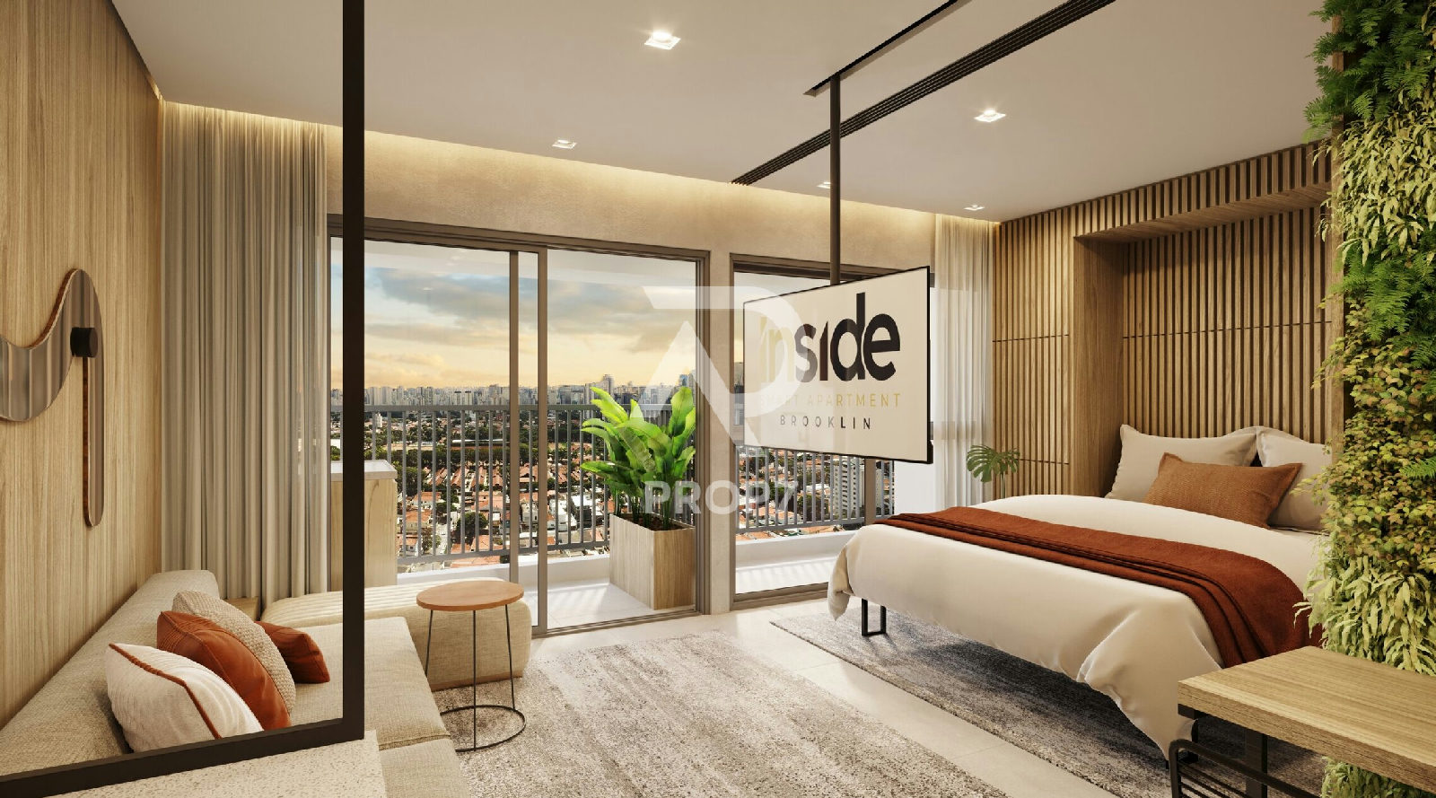 Studio 30 m² no Inside Brooklin