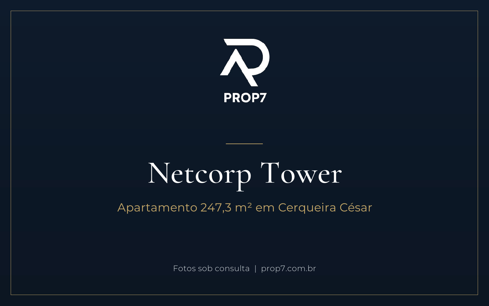 Apartamento 247,3 m² no Netcorp Tower