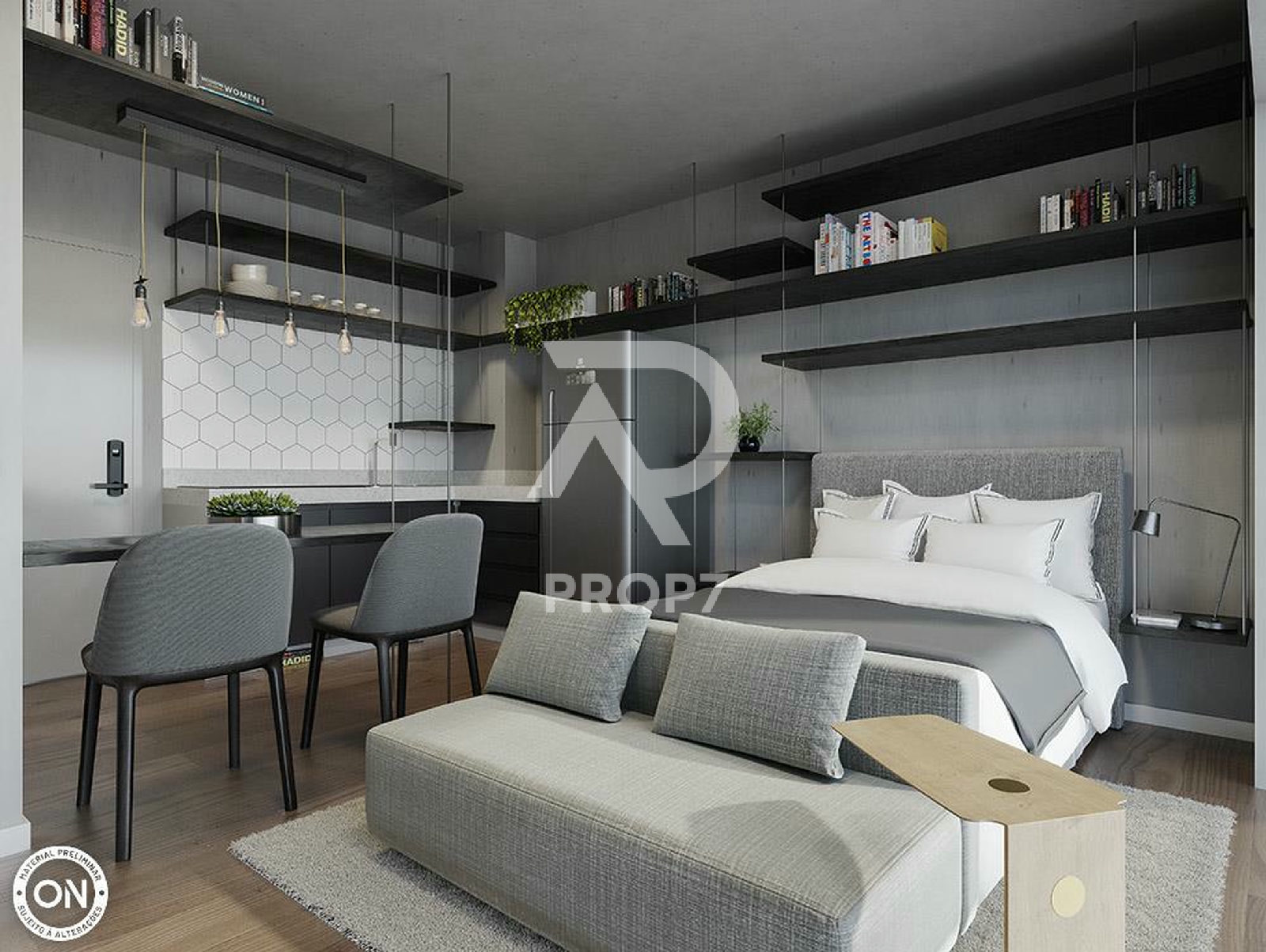 Studio NR 23,1 m² no ON Melo Alves