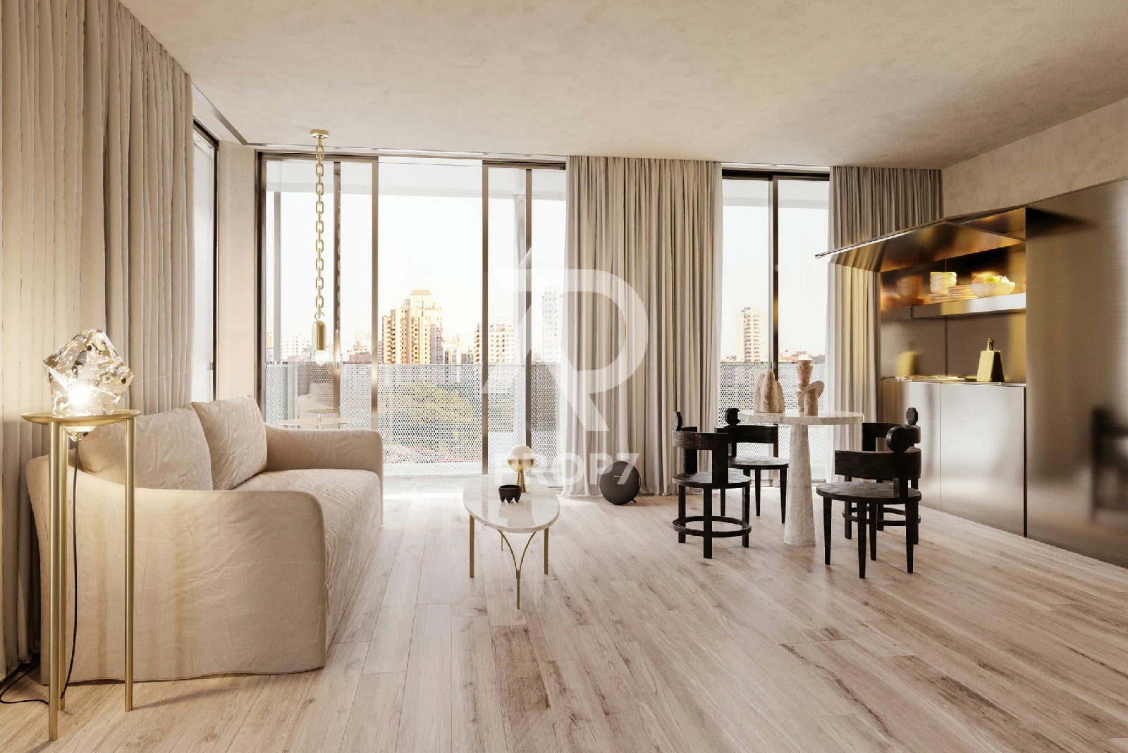 Studio 21,2 m² no VN Frei Caneca