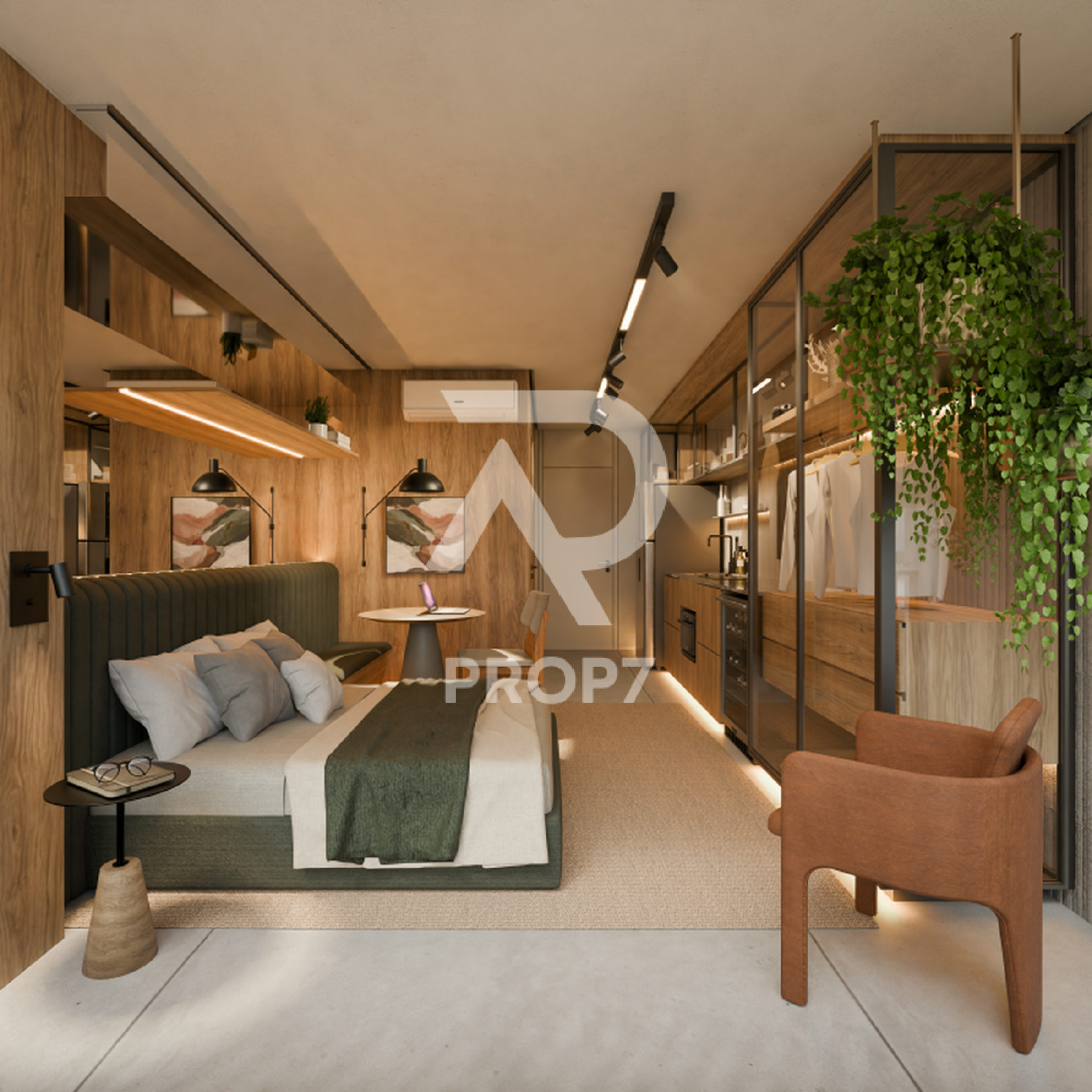 Studio 24,1 m² no Grafik
