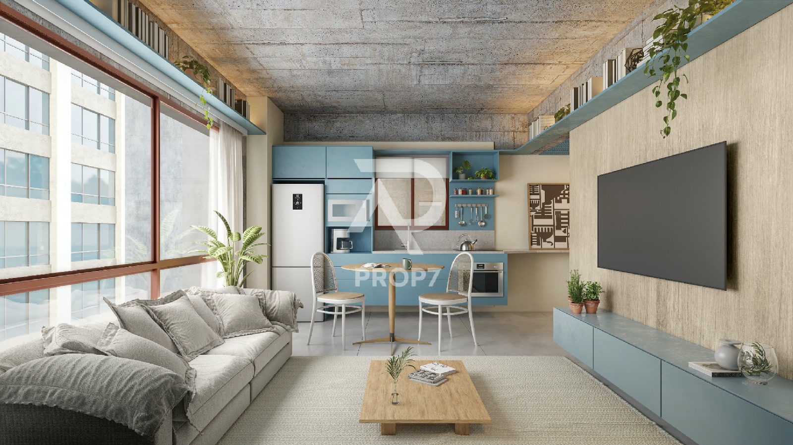 Studio 43,9 m² no Tebas