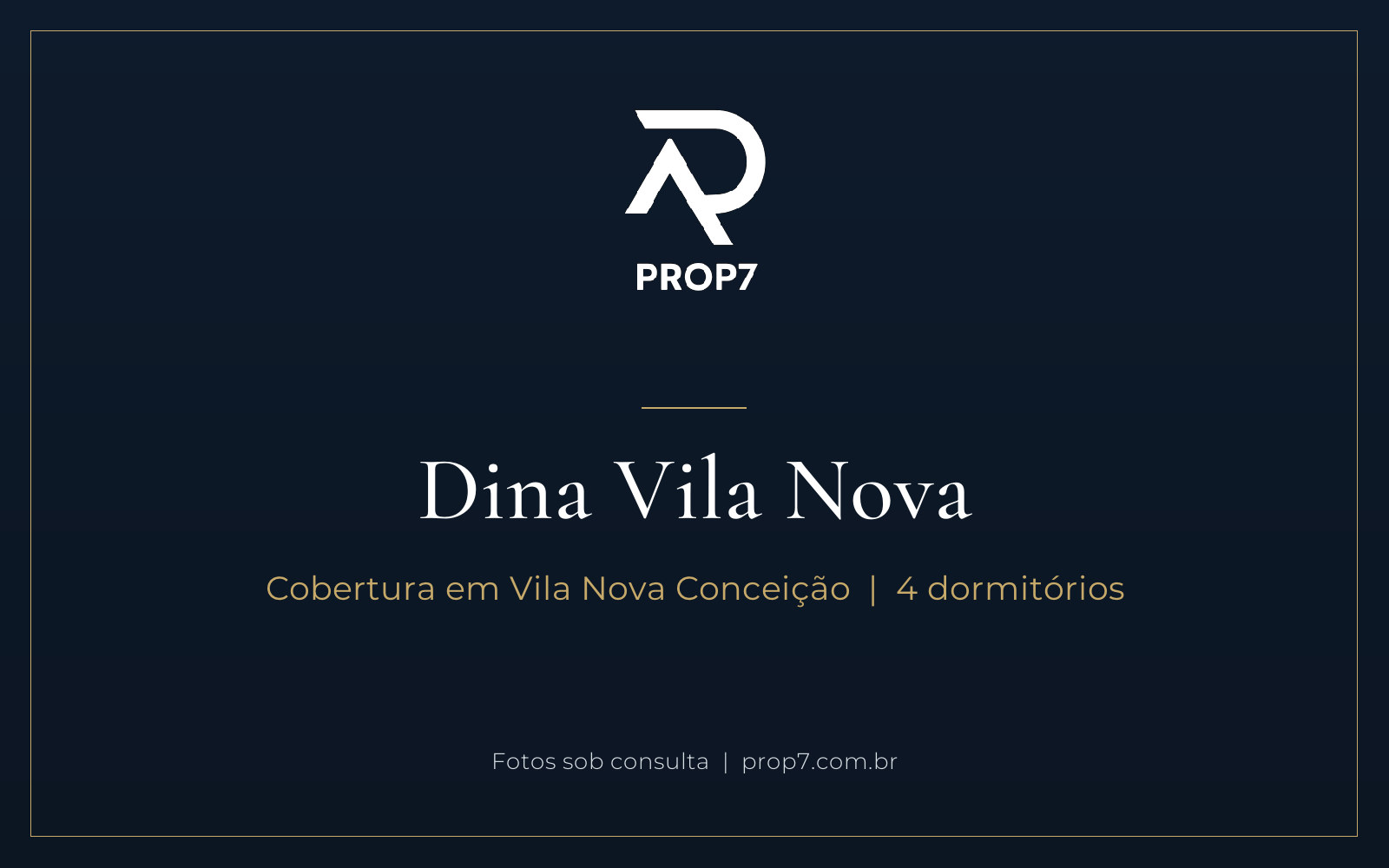Cobertura no Dina Vila Nova