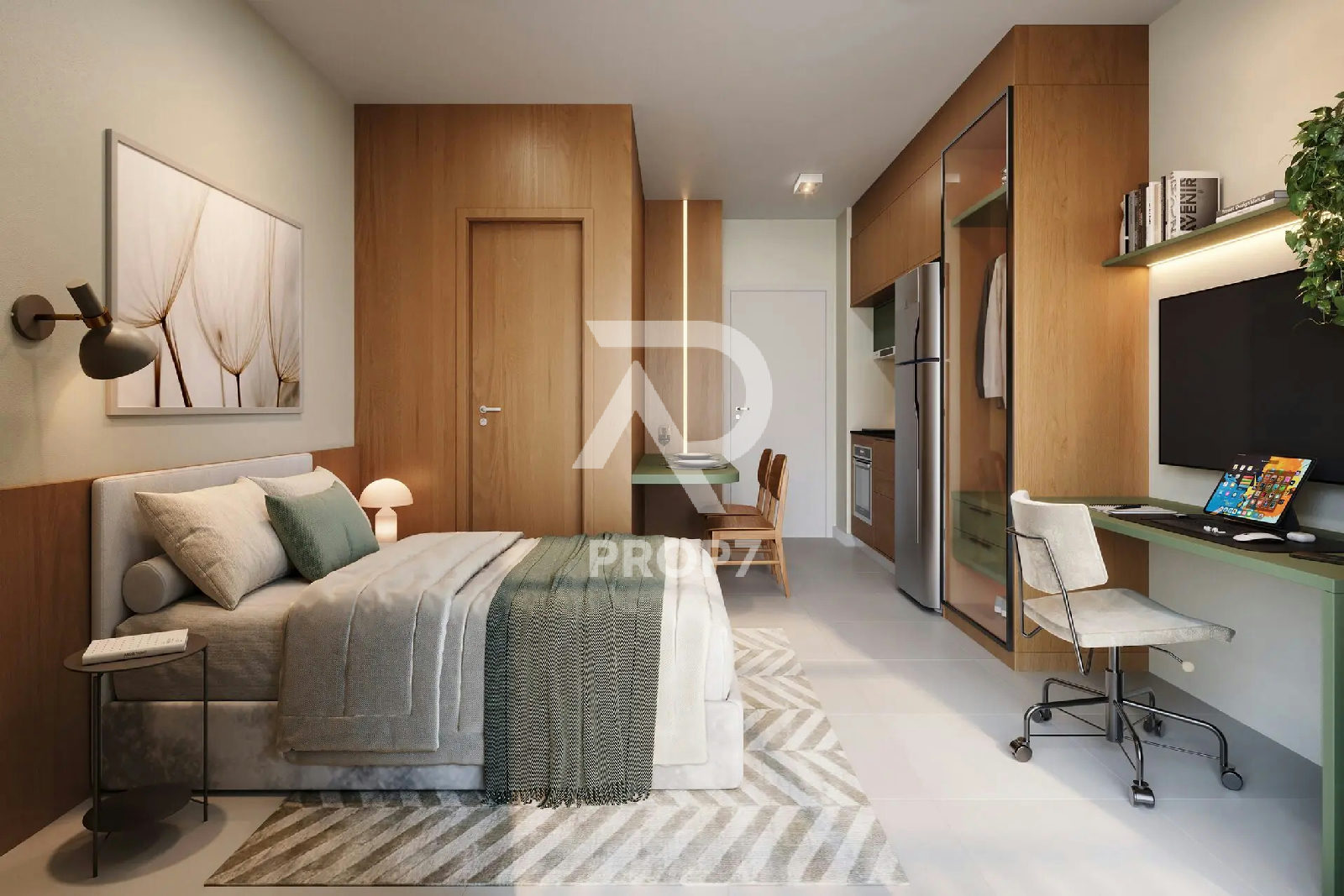 Studio 25,2 m² no Urbanpark Aclimação