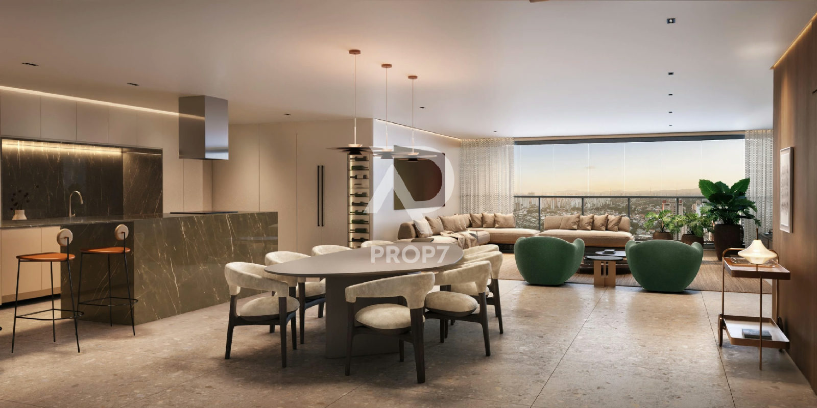 Apartamento 262,3 m² no Duni Terraza