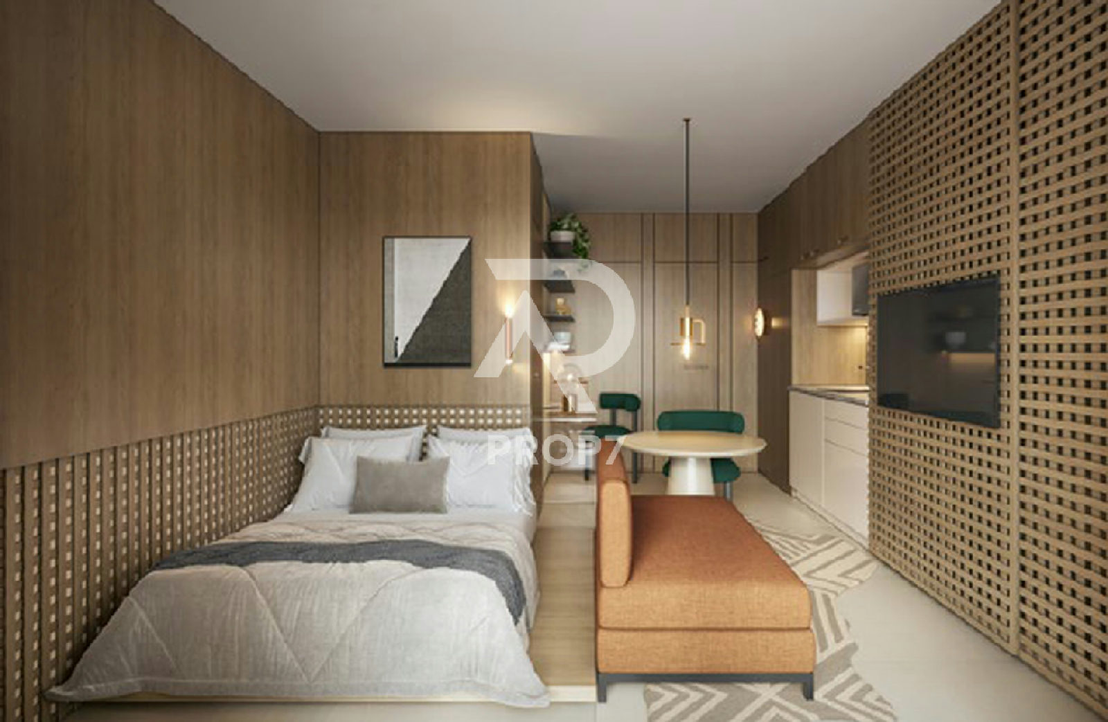 Studio 21,8 m² no Studios Paraíso by Lindenberg