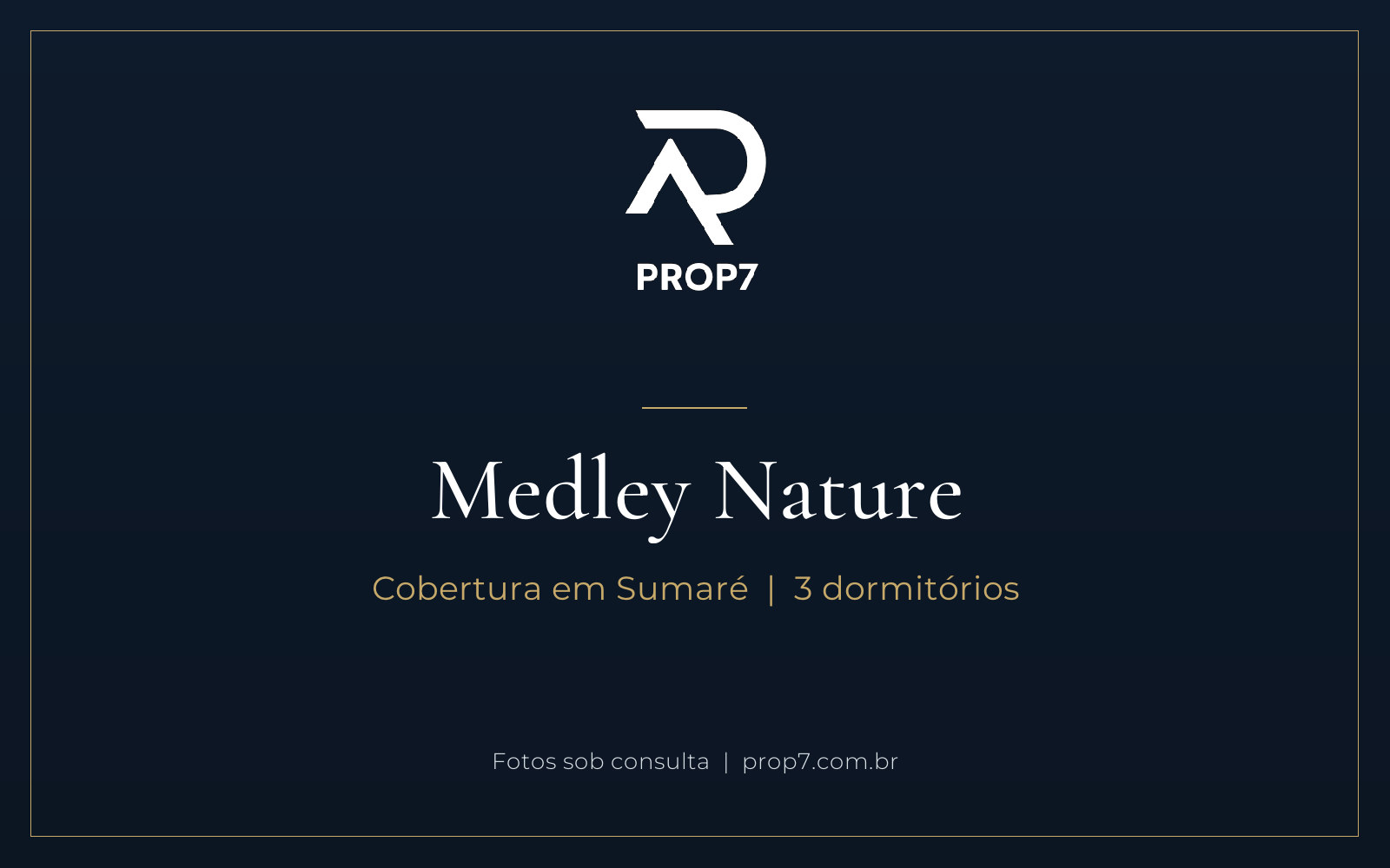 Cobertura 3 dormitórios no Medley Nature