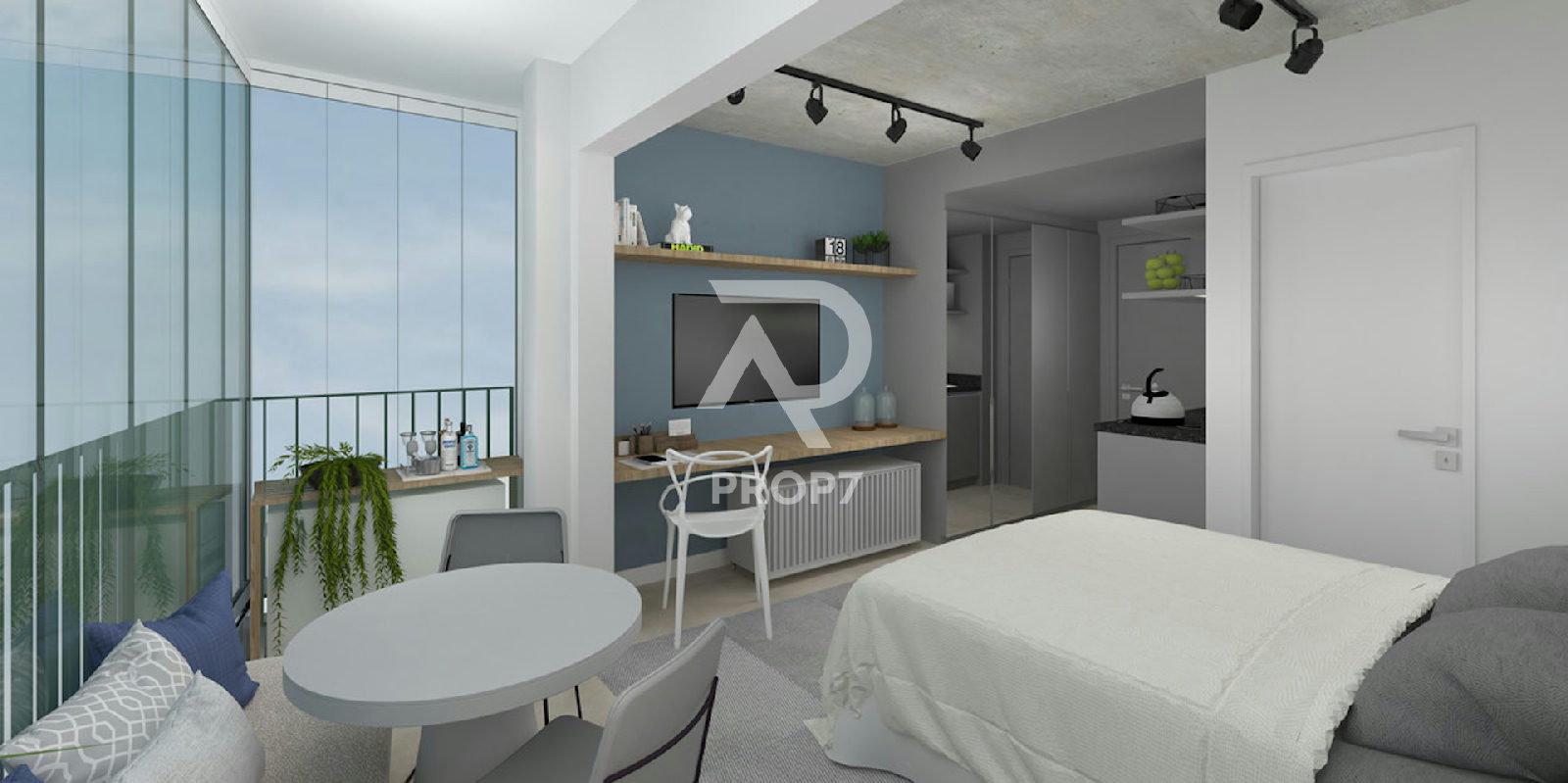 Studio 29,9 m² no Next Home Design