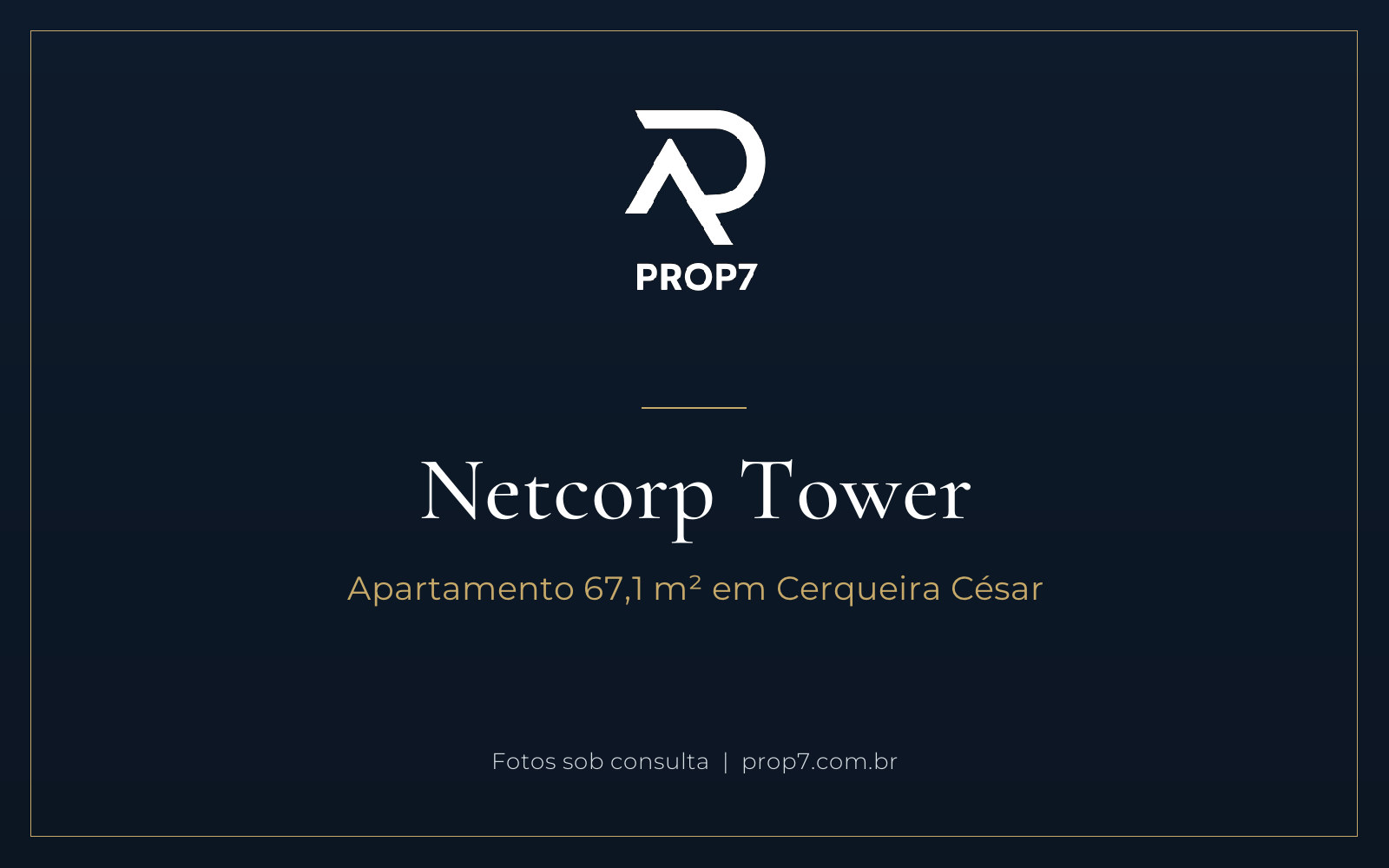 Apartamento 67,1 m² no Netcorp Tower, 2 dormitórios