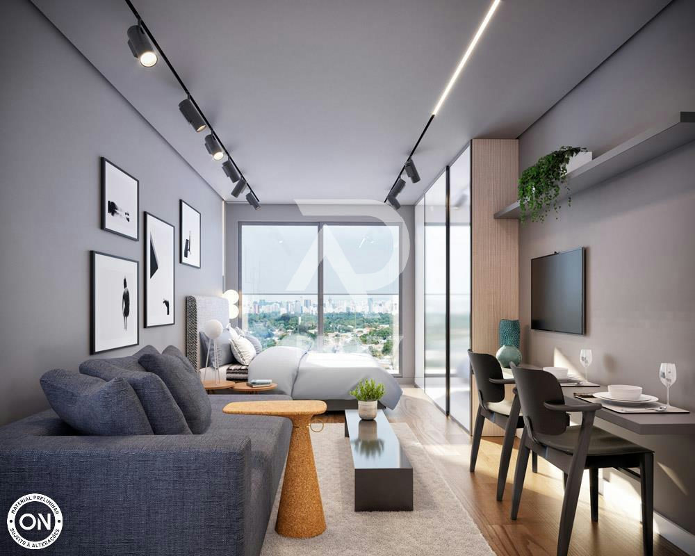 Studio 22,0 m² no ON Melo Alves