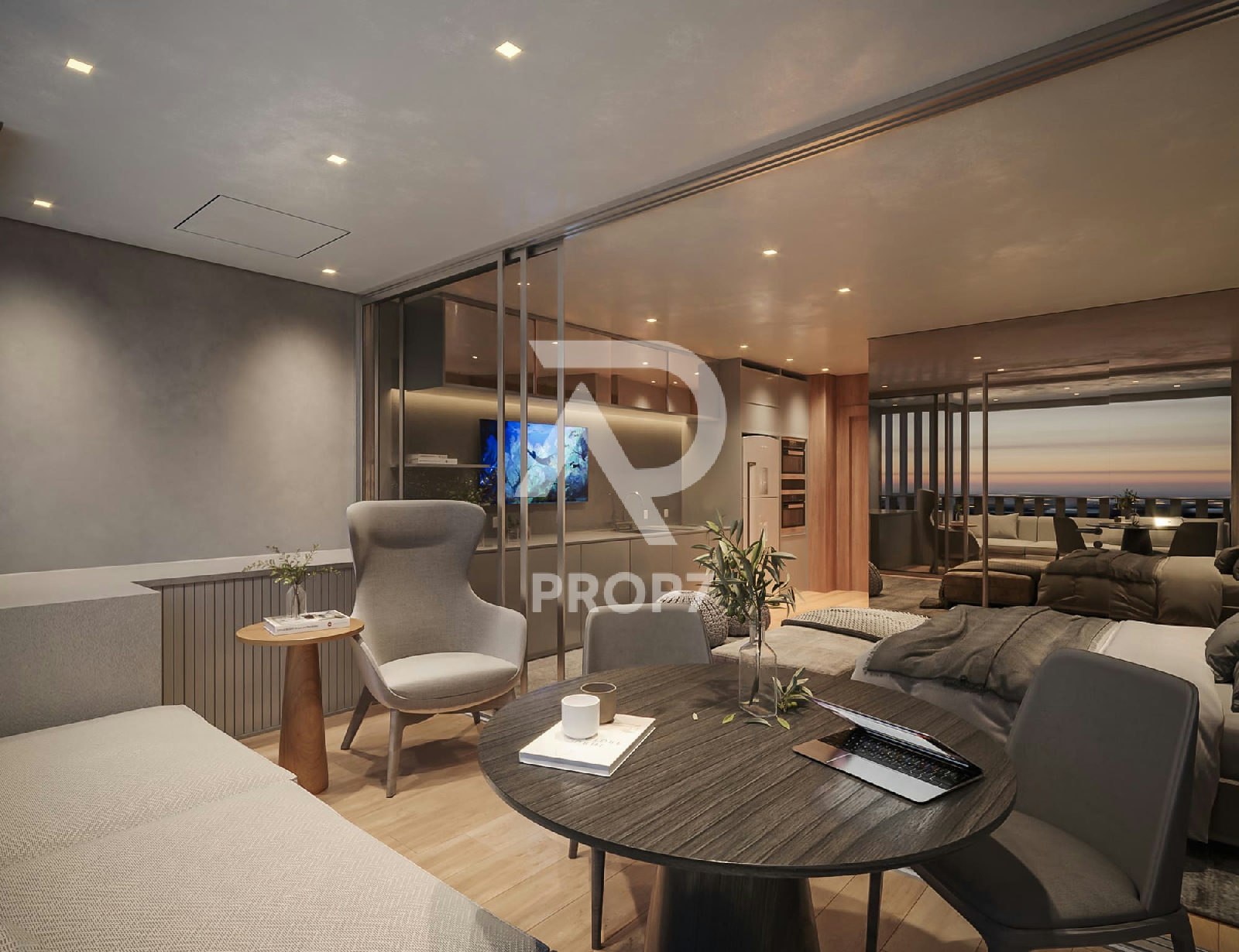 Studio 34,3 m² no JK Square Residence