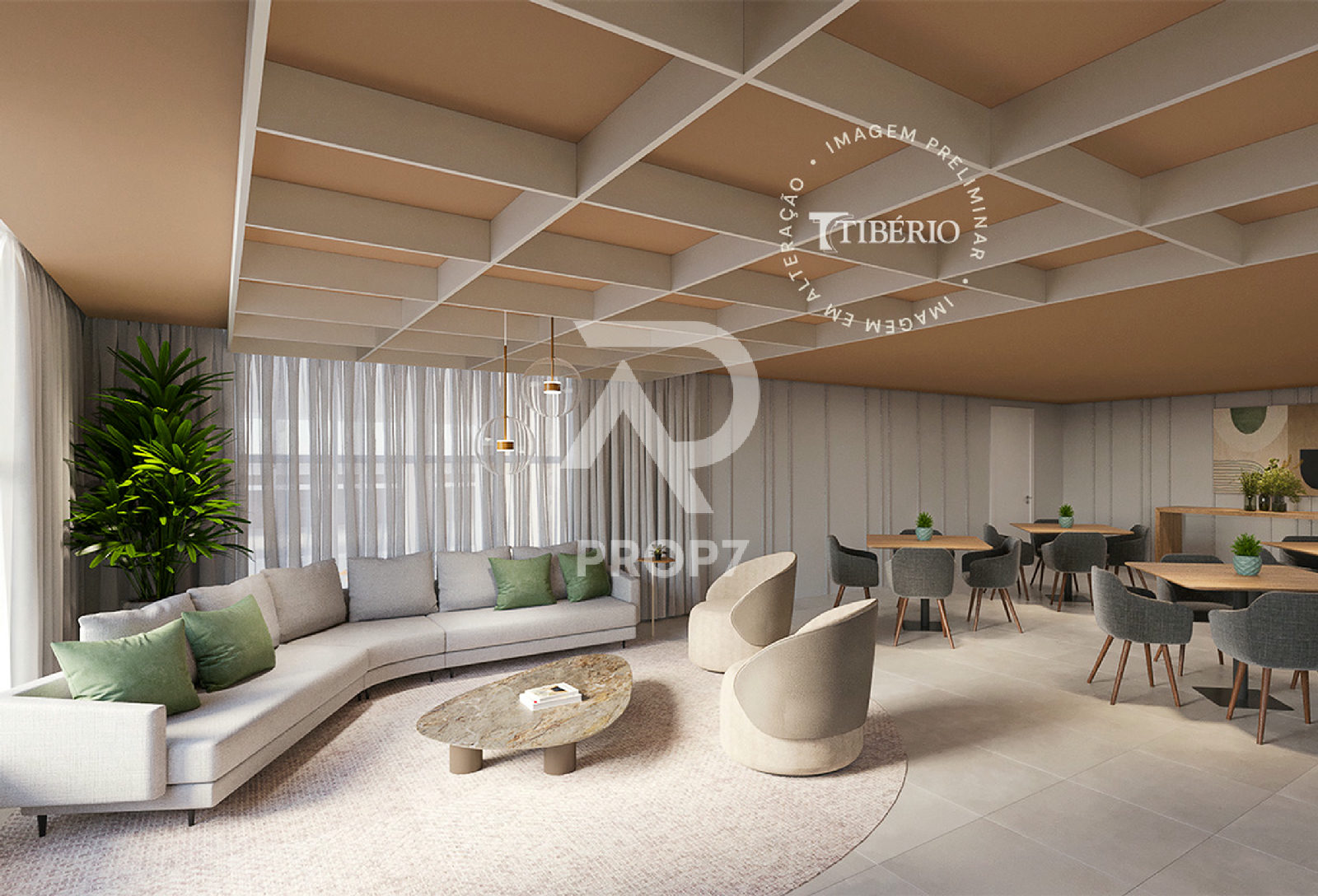 Studio 40,1 m² no Hub Belém