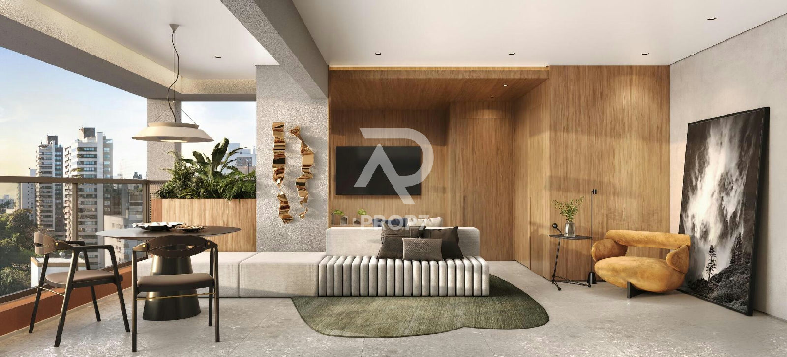 Studio 44,8 m² no Tiê Aclimação