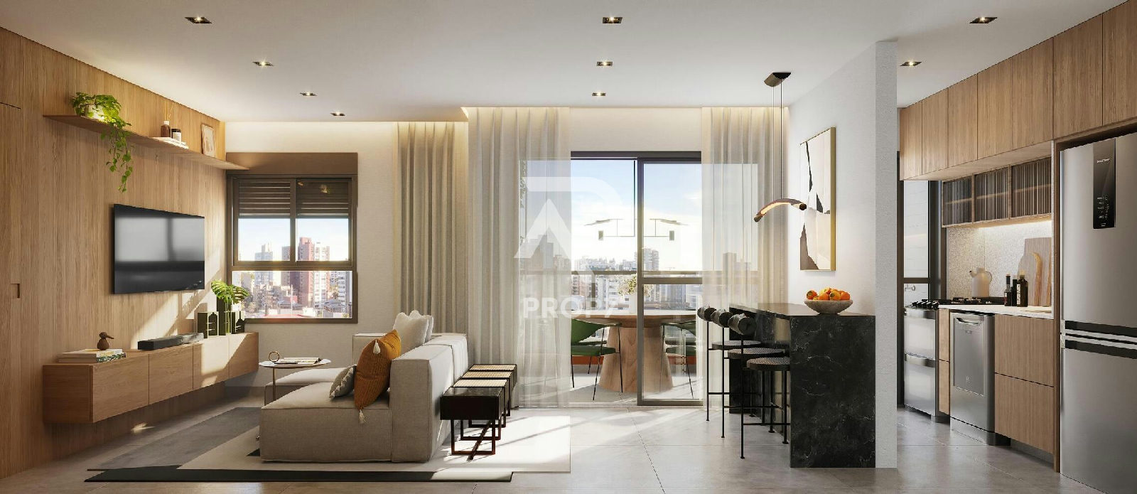 Studio 59,4 m² no Tiê Aclimação