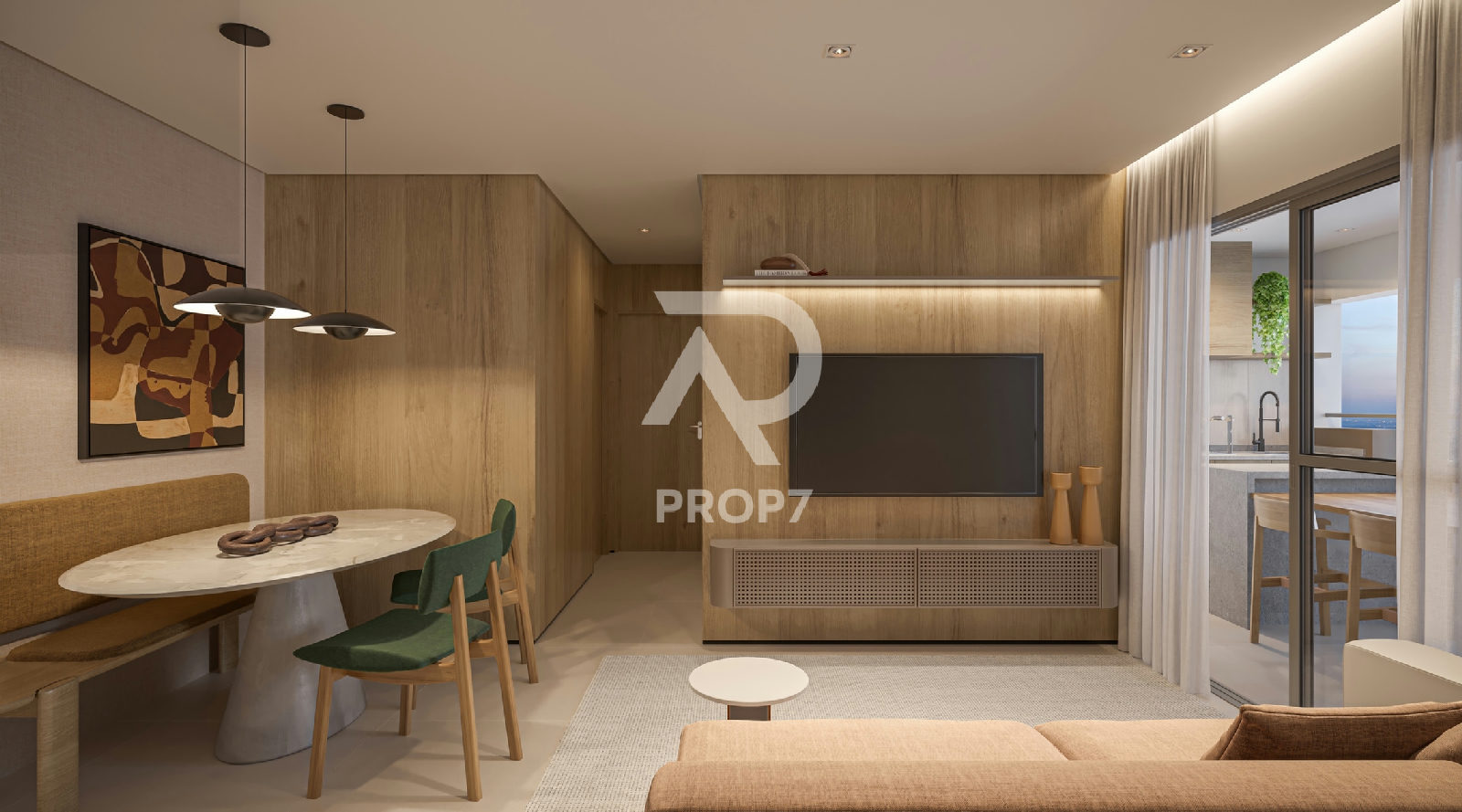 Studio 36,7 m² no Oásis Santa Cruz by Diálogo