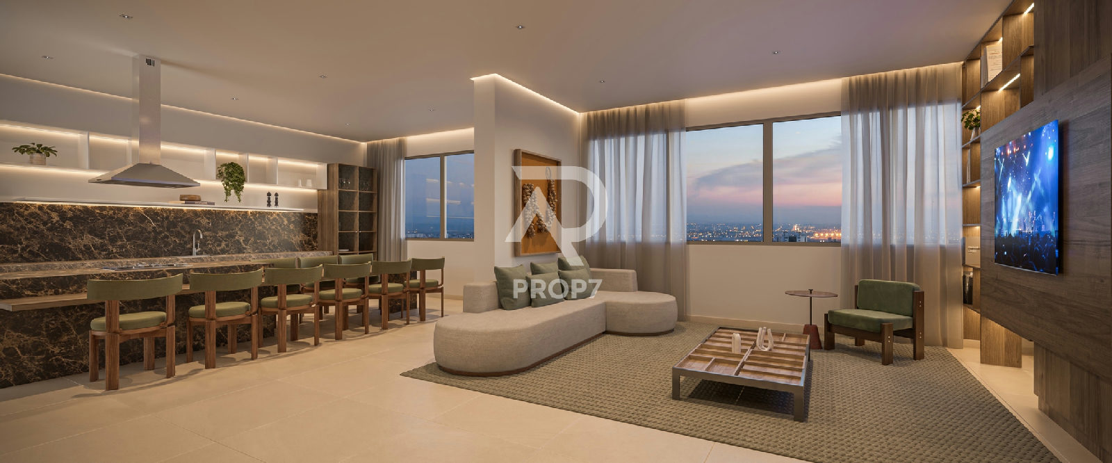Studio 45,0 m² no Oásis Santa Cruz by Diálogo