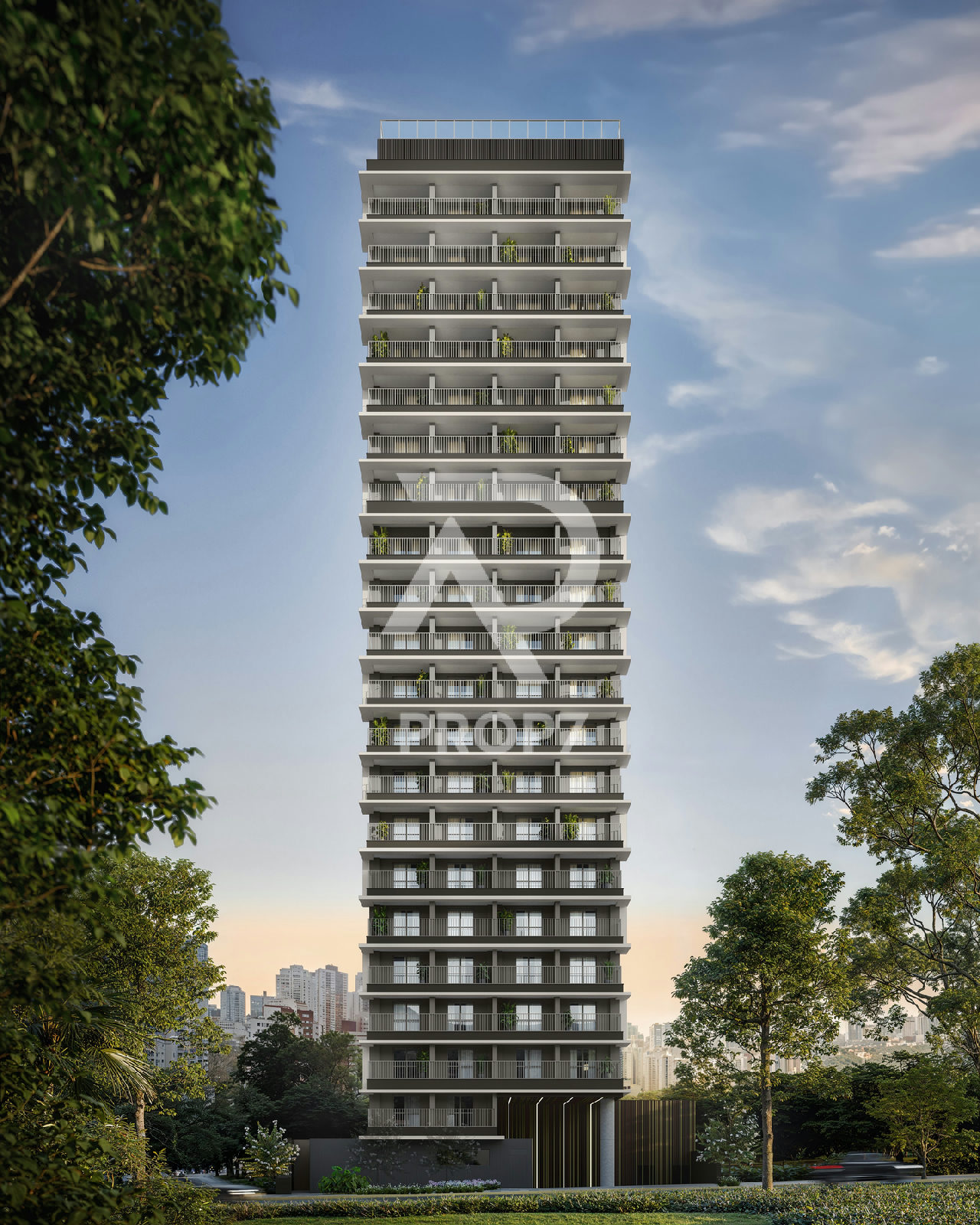 Studio 24,2 m² no Nex One Bela Cintra