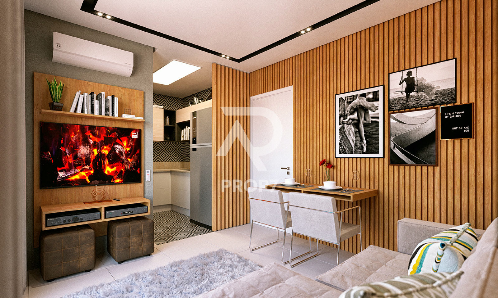 Studio 38,2 m² no Place Aclimação