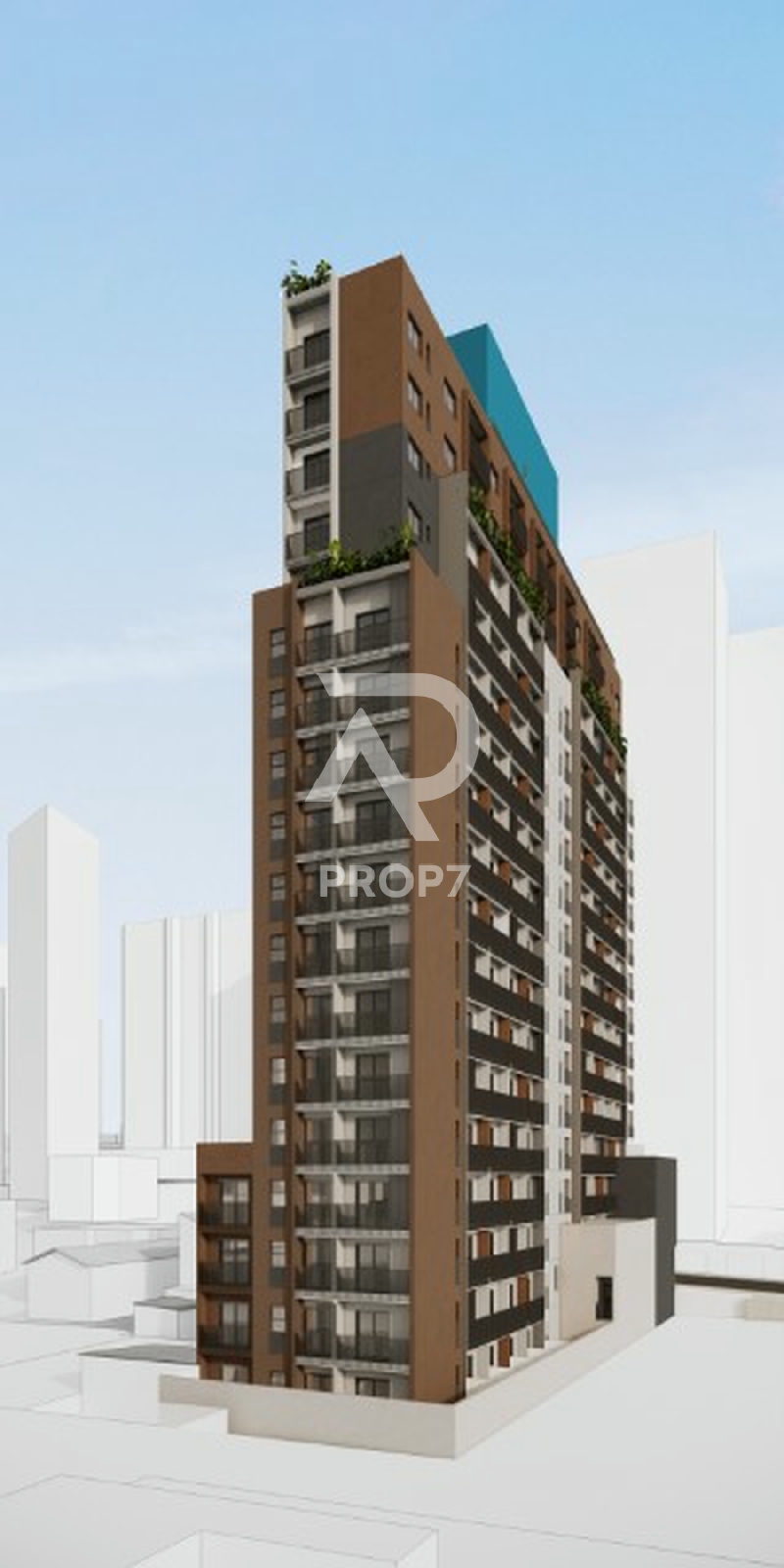 Studio 24,8 m² no Nurban Perdizes