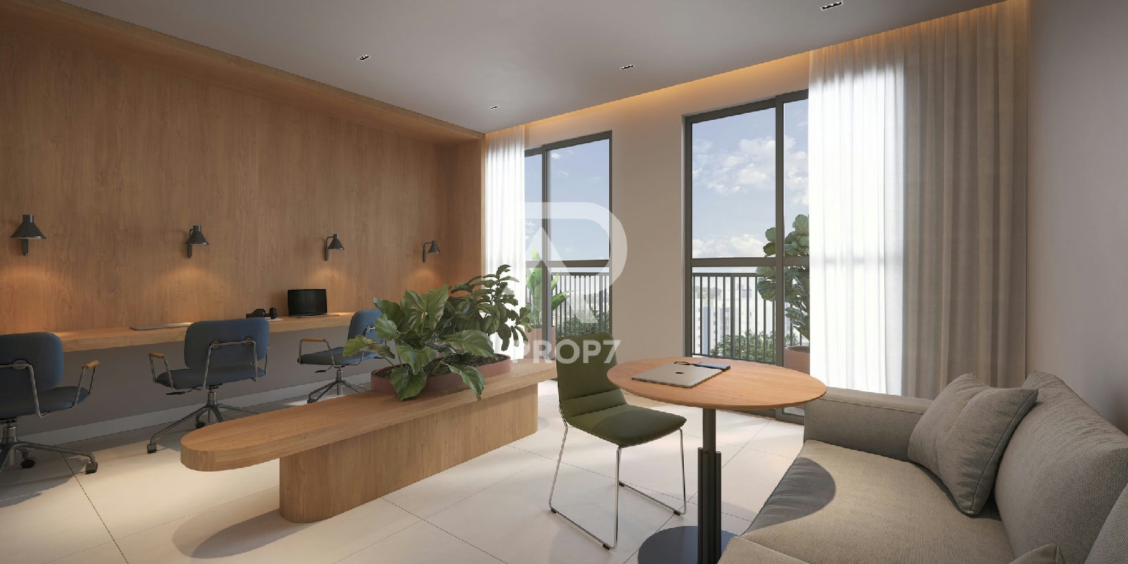 Studio 61,6 m² no Luna Klablin