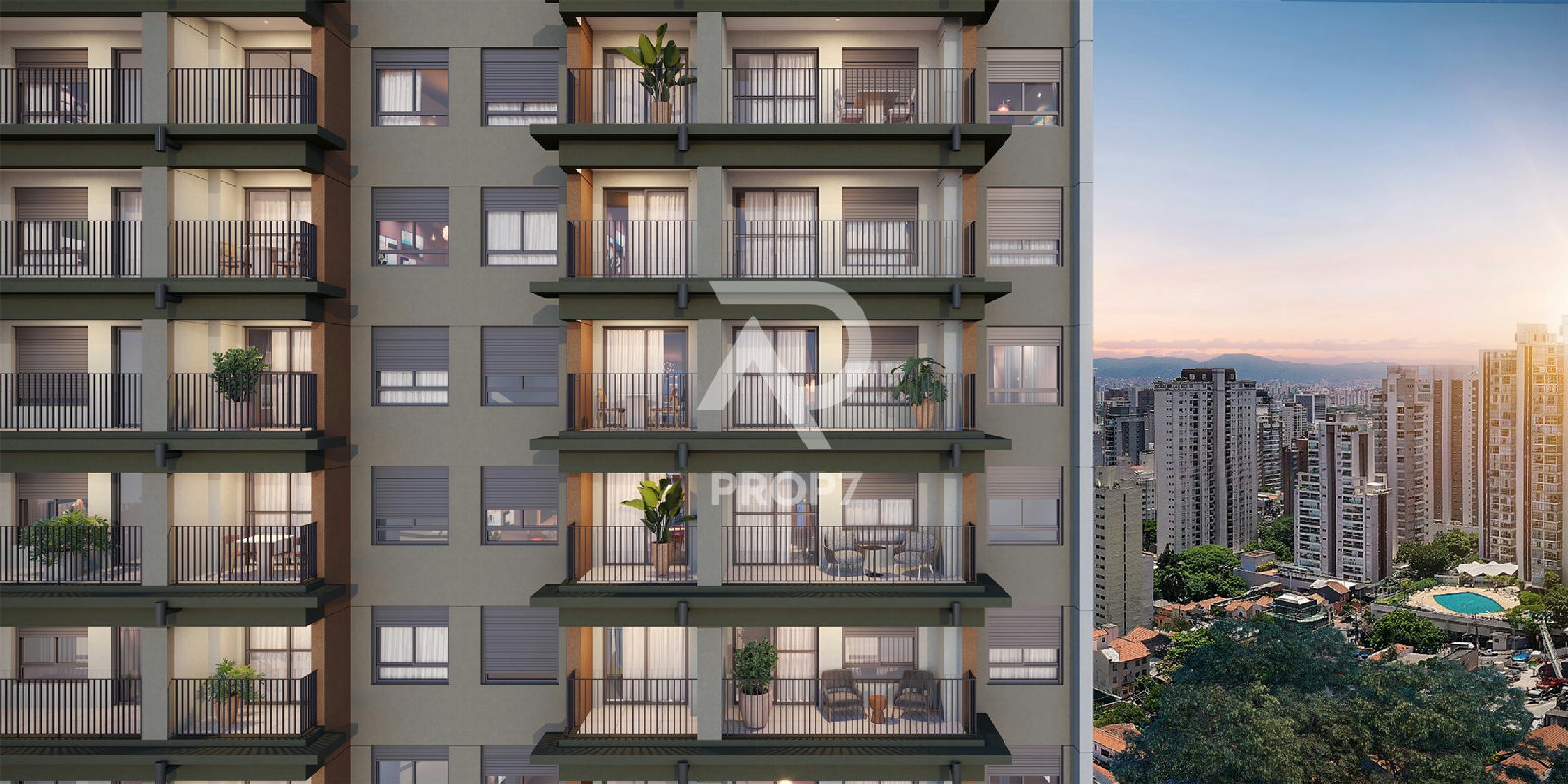 Studio 48,8 m² no Madart Vila Madalena