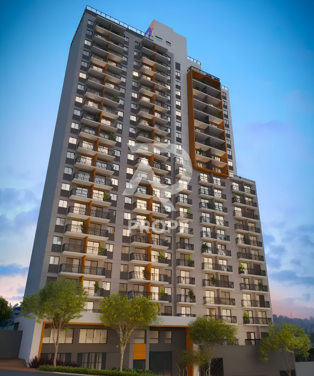 Studio 23,9 m² no Mirus