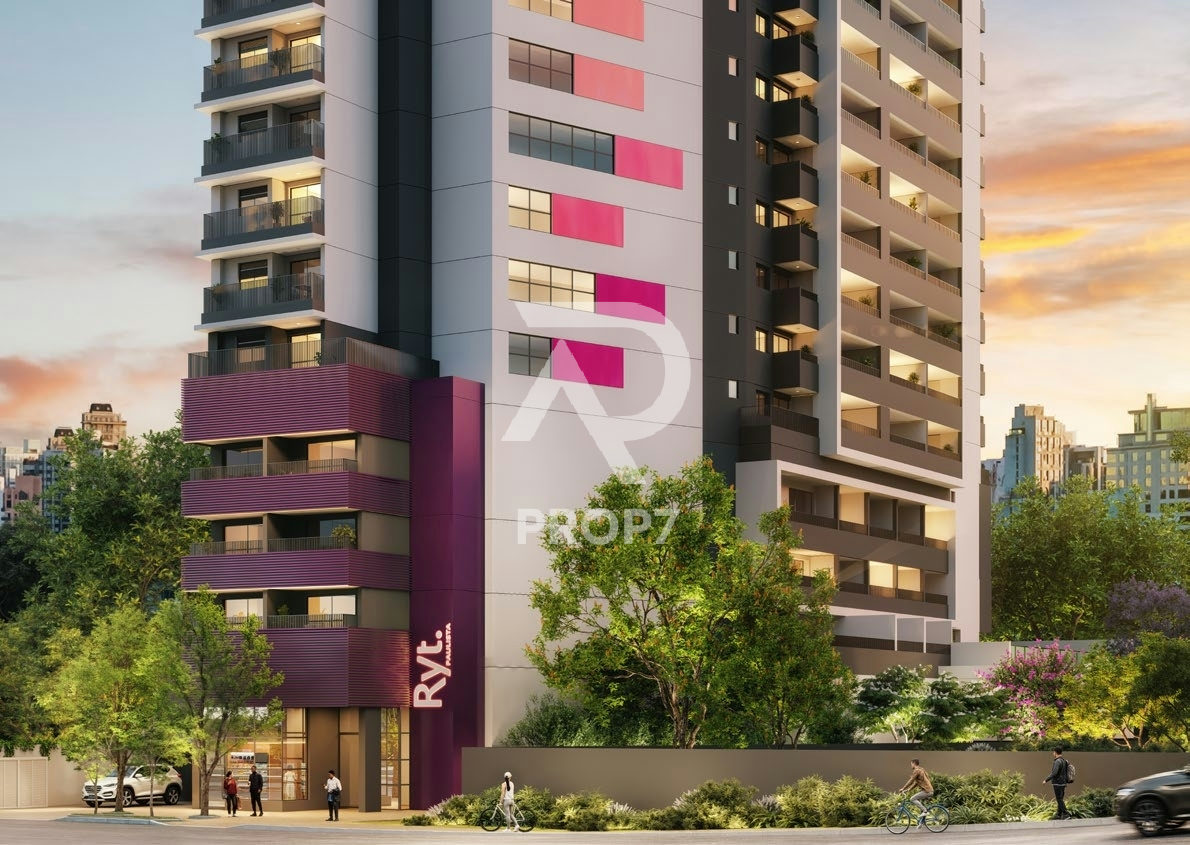 Studio NR 32,7 m² no Ryt Paulista NR