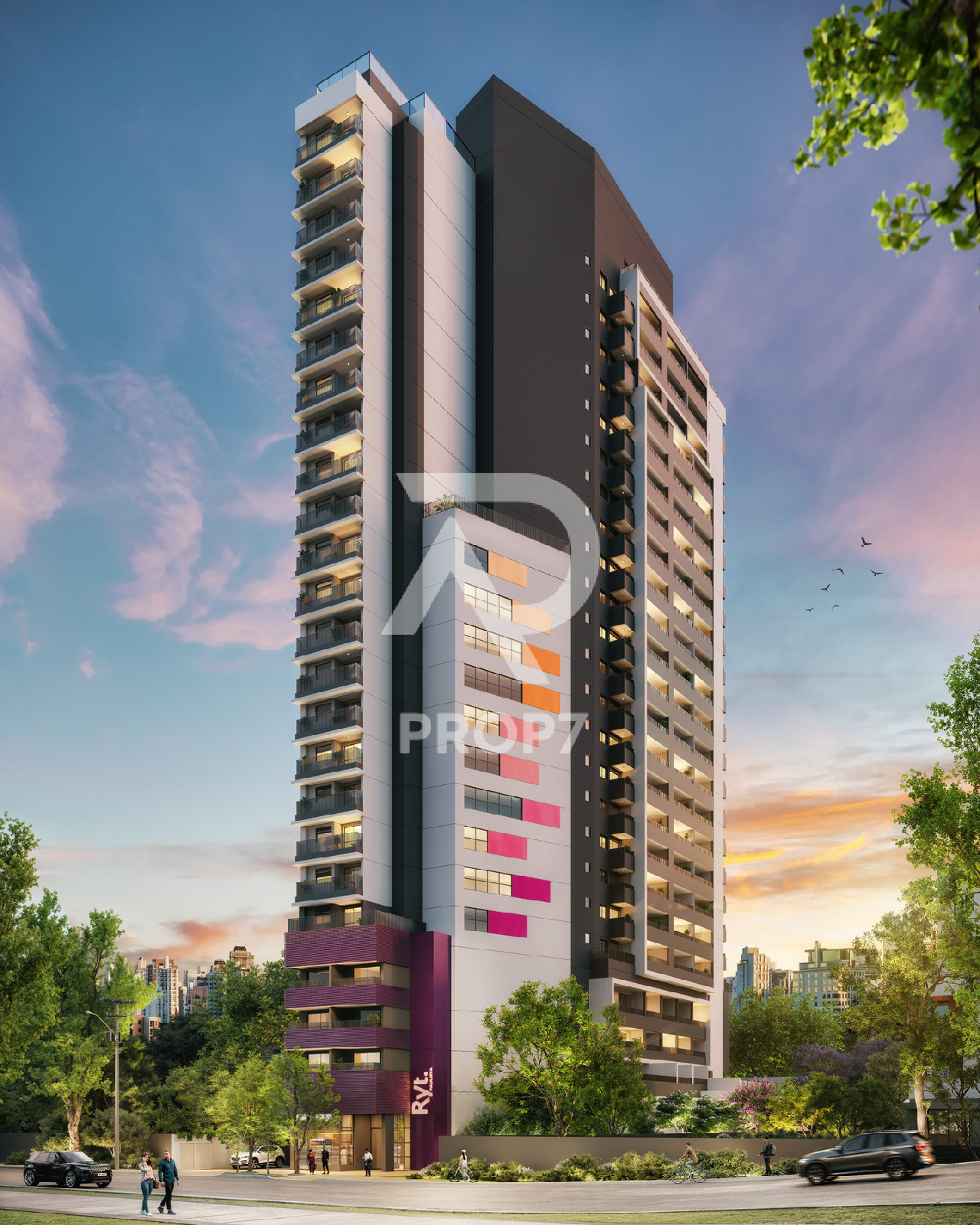 Studio NR 42,8 m² no Ryt Paulista NR