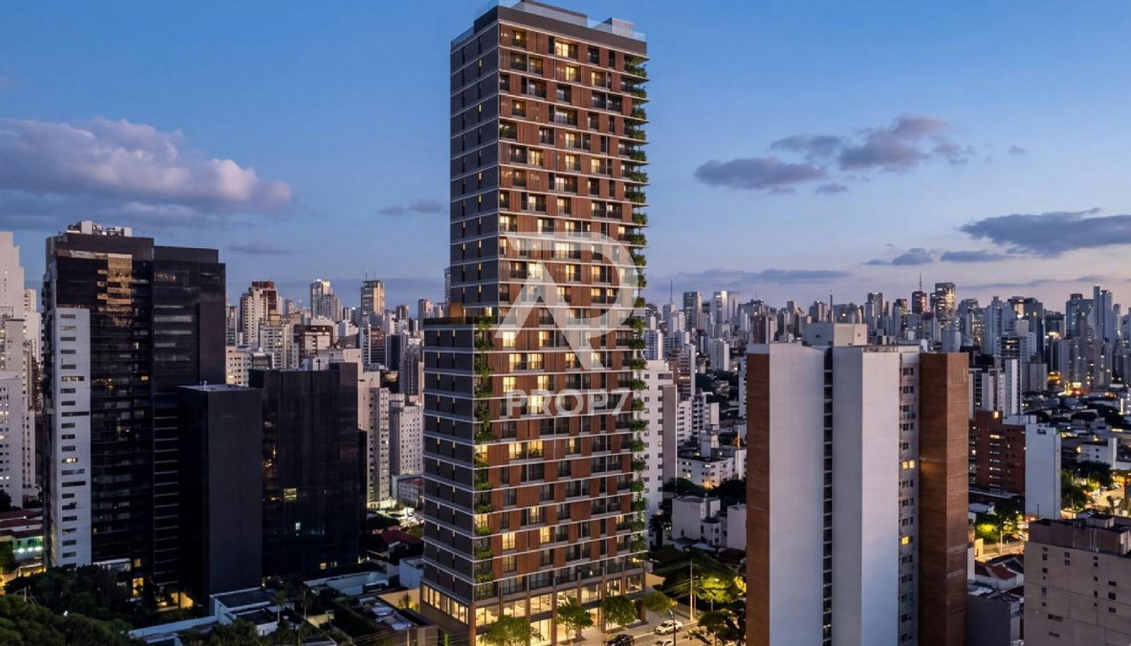 Studio 21,3 m² no Nex One Bandeira Paulista