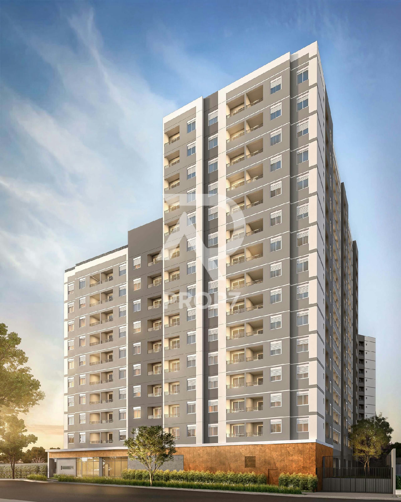 Studio 24,6 m² no Living Full Conceição