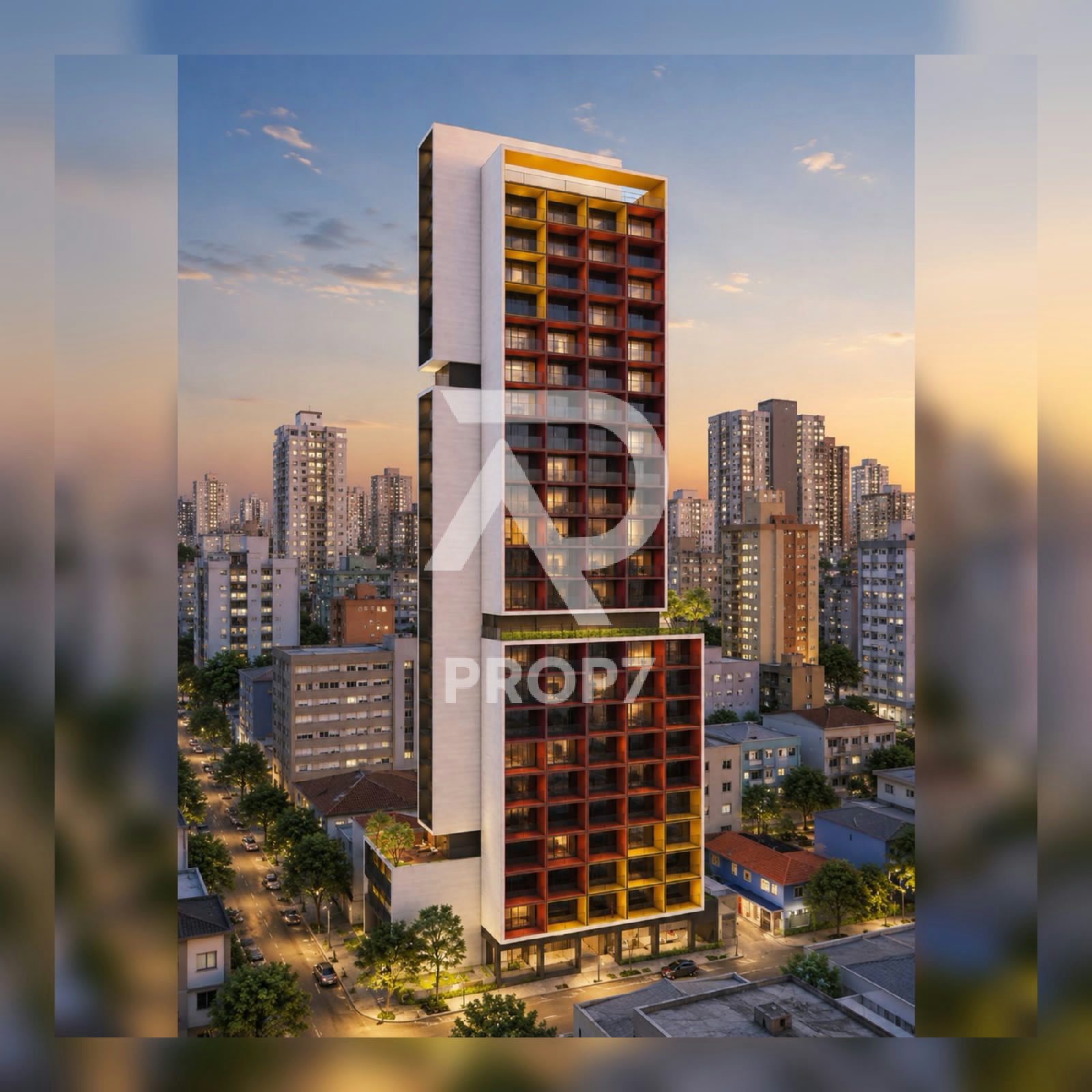 Studio 25,8 m² no Tons Frei Caneca