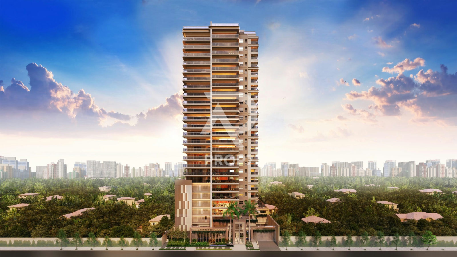 Studio 35,5 m² no Palm Collection Pacaembu Residences