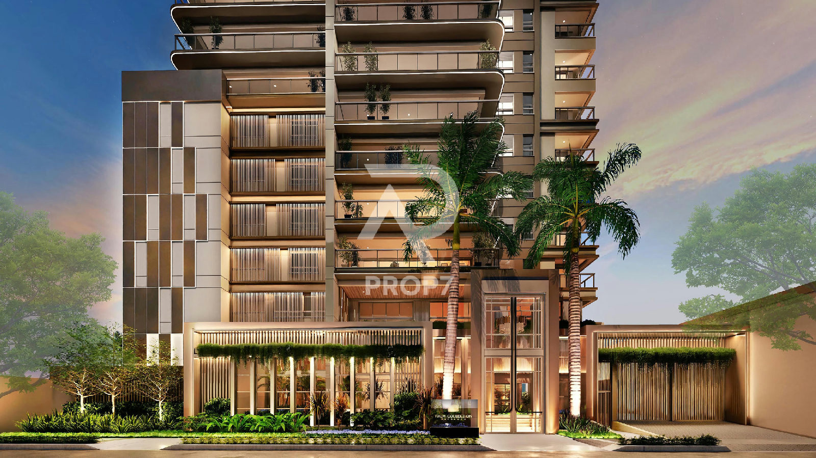 Studio 40,6 m² no Palm Collection Pacaembu Residences