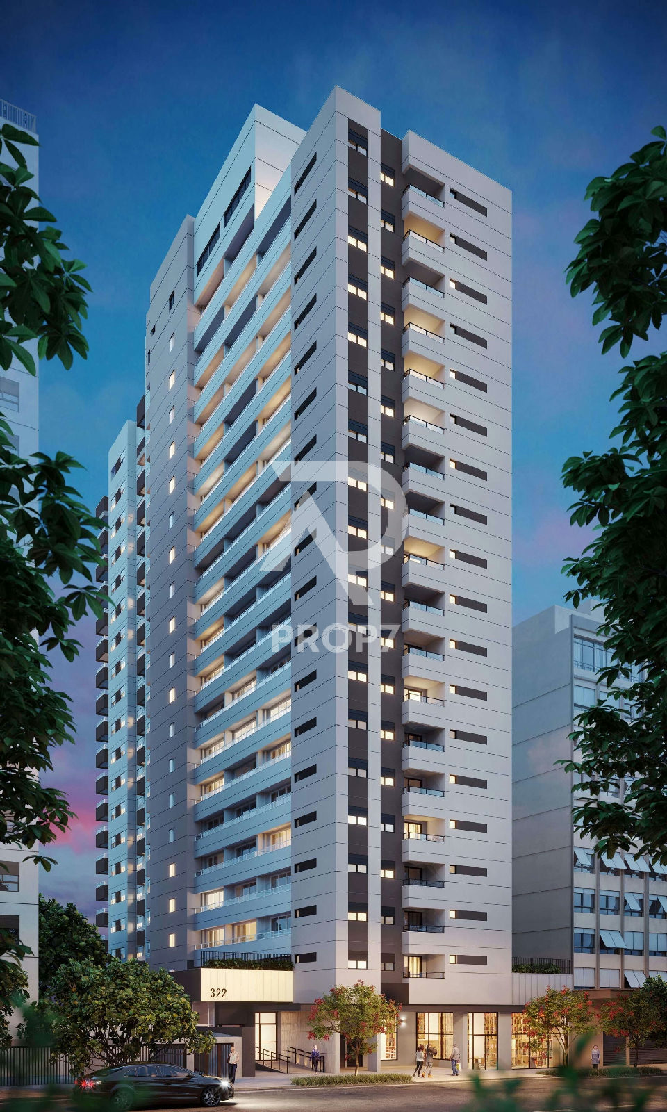 Studio 29,6 m² no Today Centro