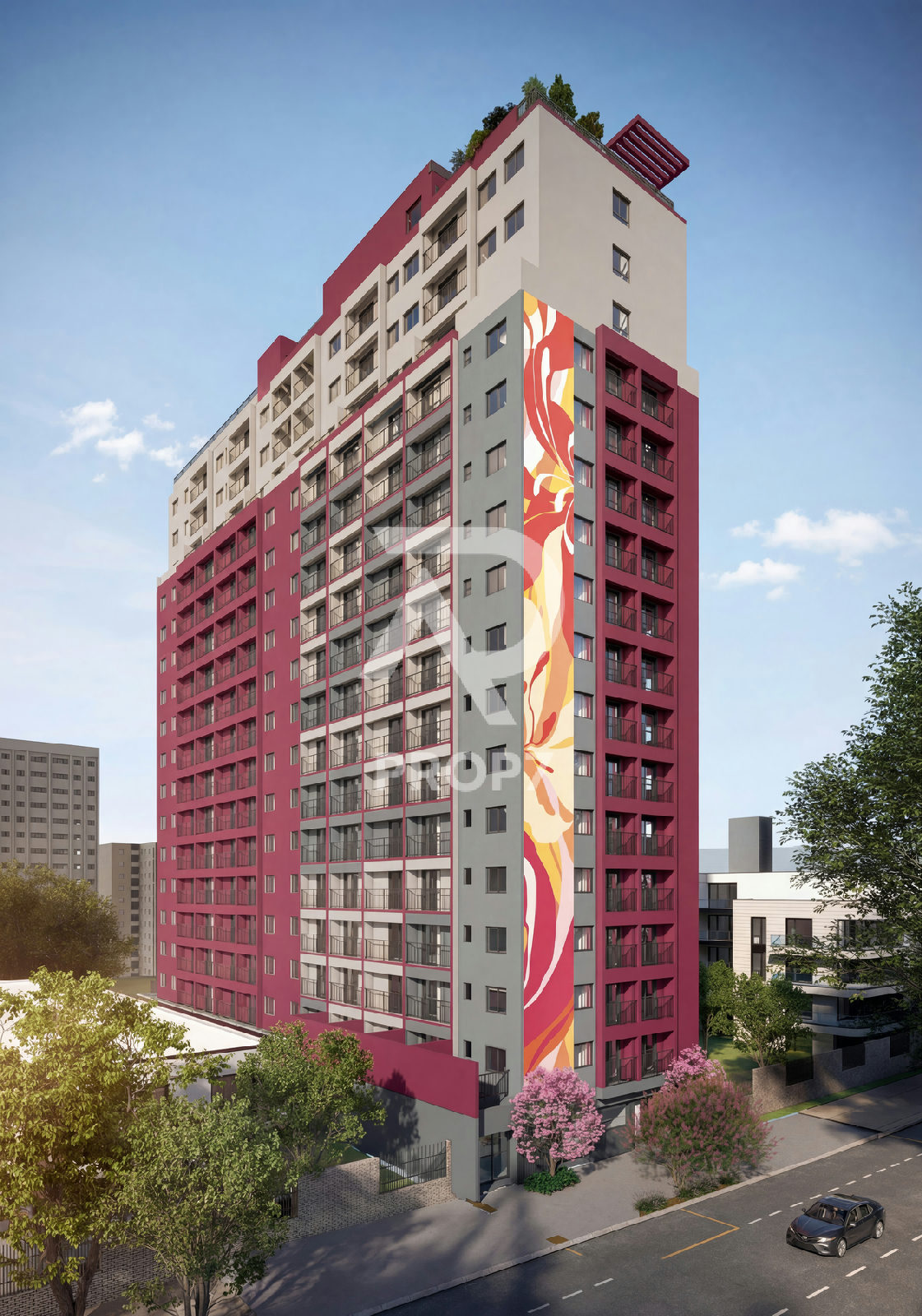 Studio 40,8 m² no Nurban Praça da Árvore