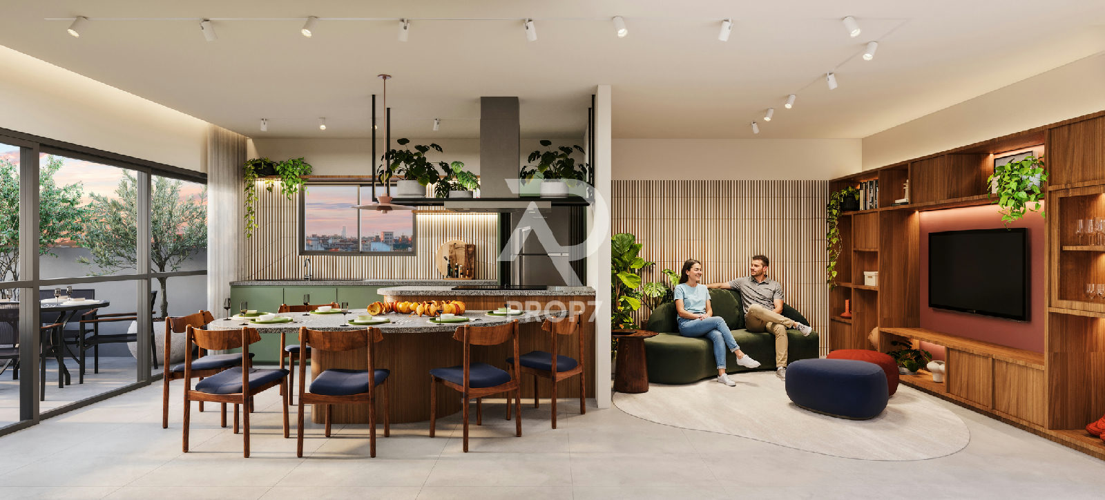 Studio 36,2 m² no Nurban Praça da Árvore