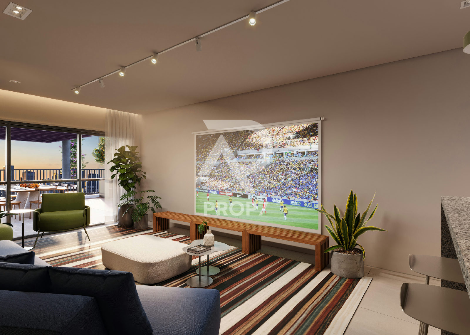 Studio 40,8 m² no Nurban Praça da Árvore