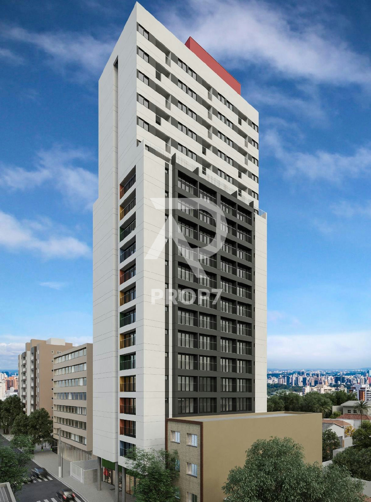 Studio 24,1 m² no Nurban Liberdade