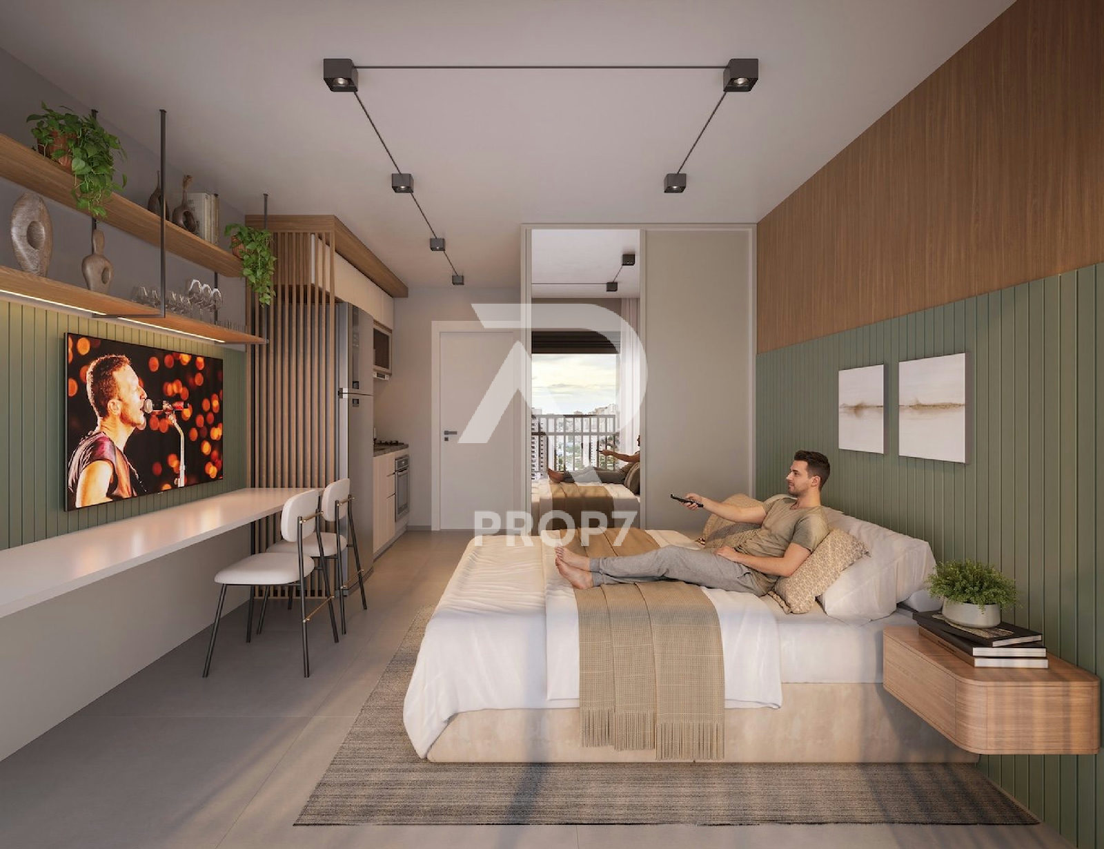 Studio 40,7 m² no The One Saúde