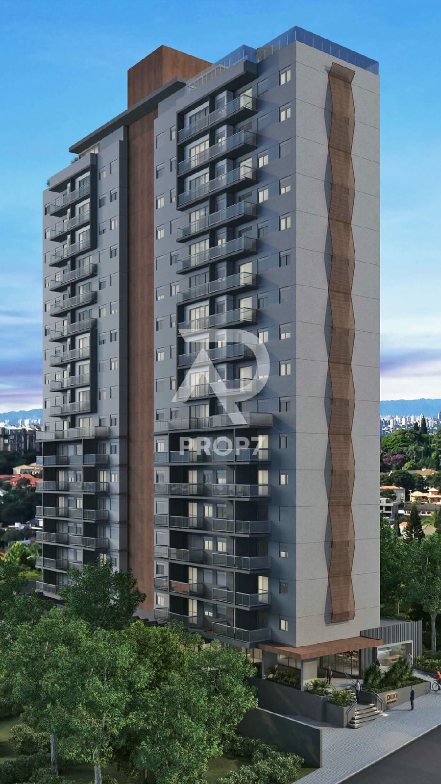 Studio 27 m² no Duo E-Residence