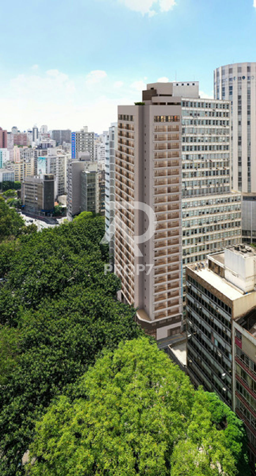 Studio 36,1 m² no Arch Consolação