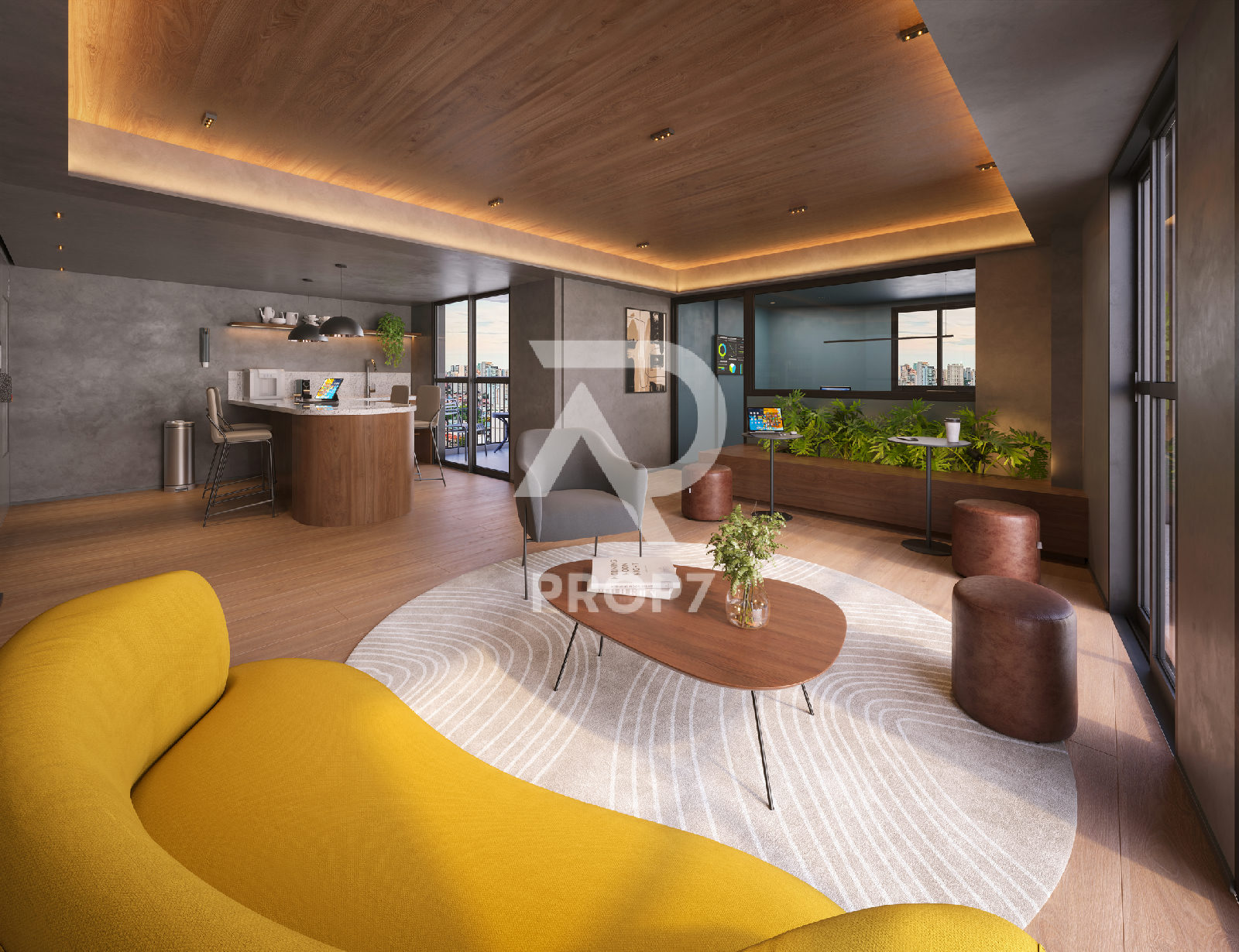 Studio 37,0 m² no Pina 1875 by 360 Suítes