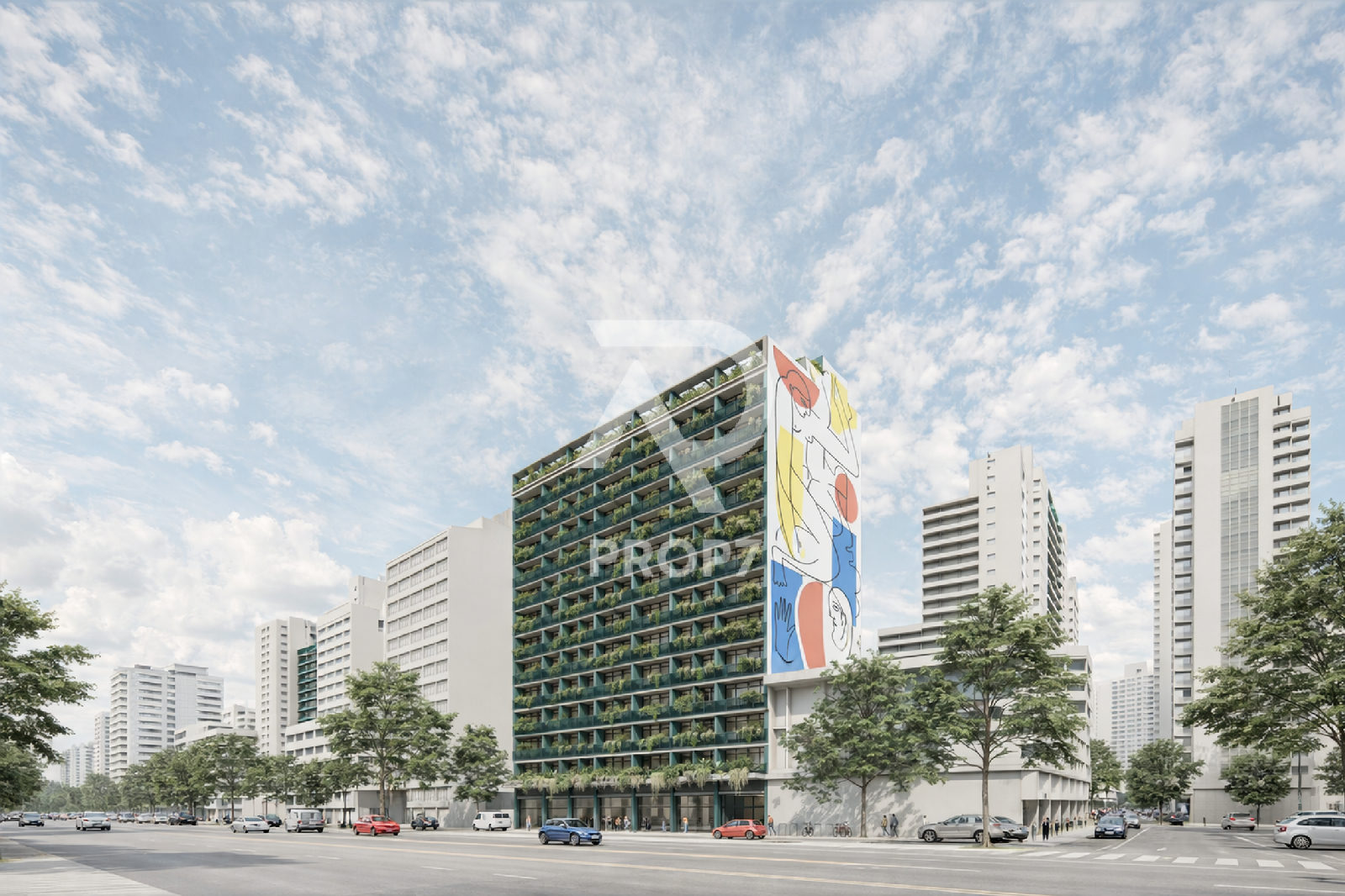 Studio 37,1 m² no SP&VC Luz