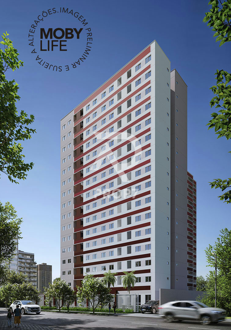 Studio 26,1 m² no Moby Life Pacaembu