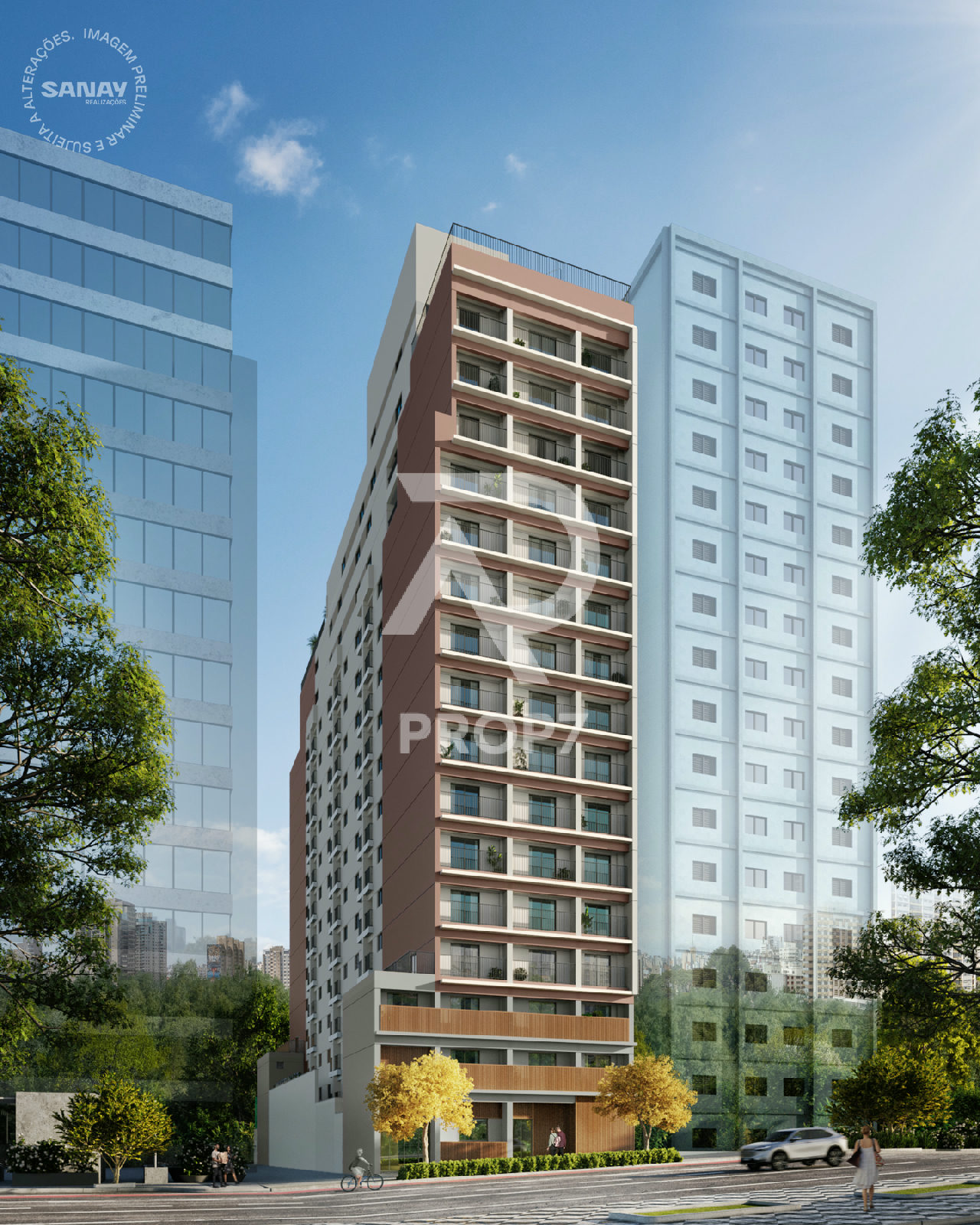Studio 15,9 m² no Sampa Consolação