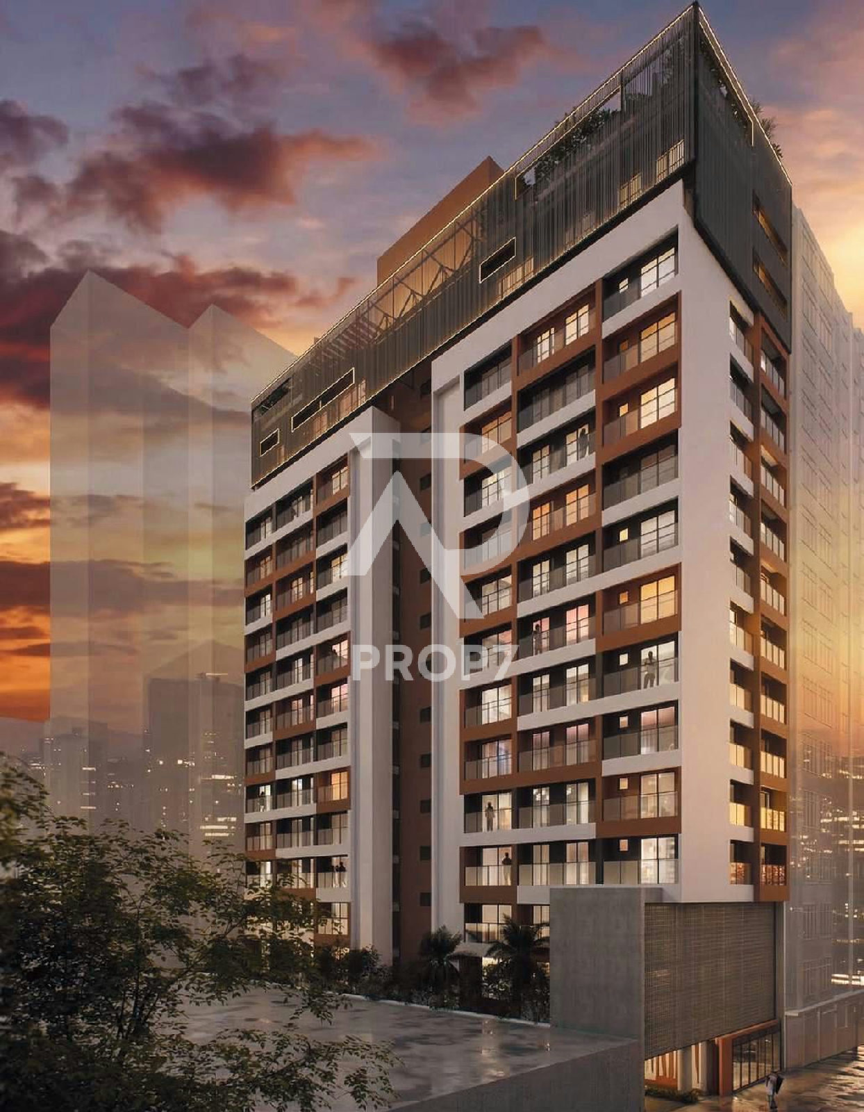 Studio 24 m² no Verus Mackenzie